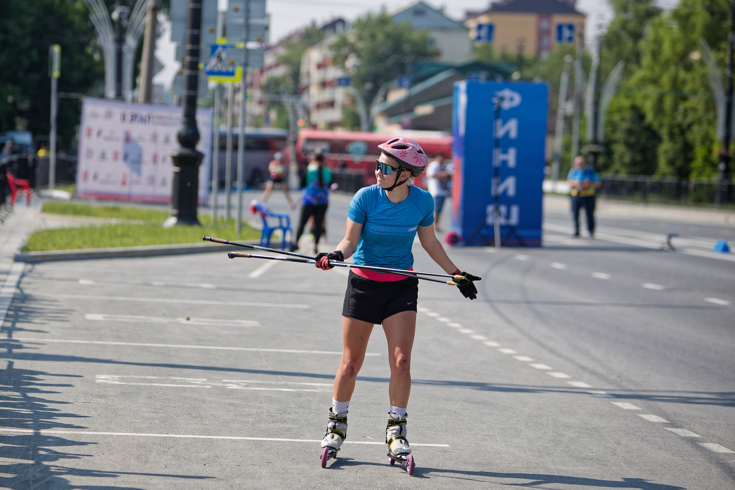 II этап Кубка России по лыжероллерам. Кутузов Евгений Фотограф в Южно-Сахалинске