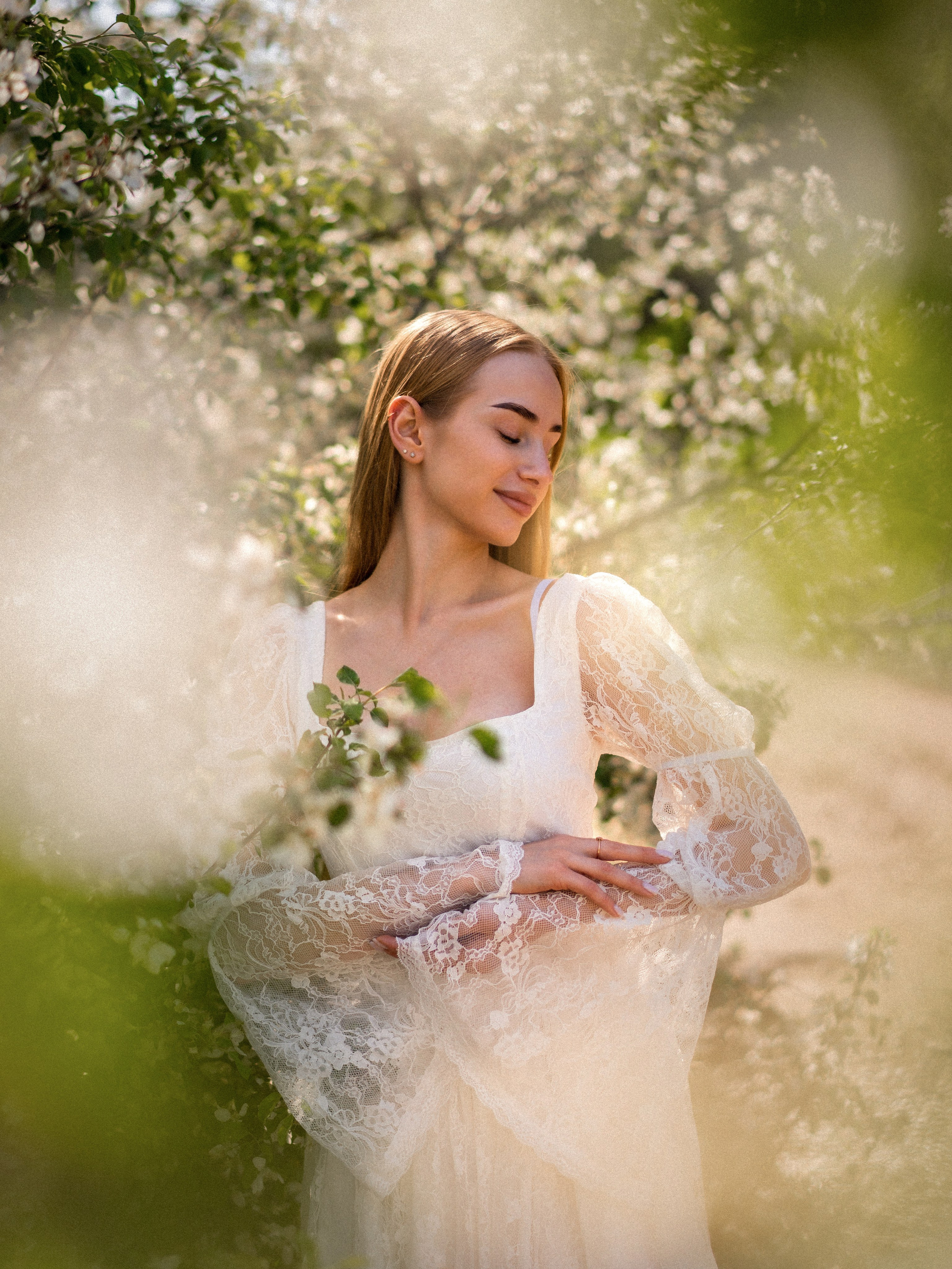 Ксения — фотосессия в весеннем стиле. Фотограф Москва