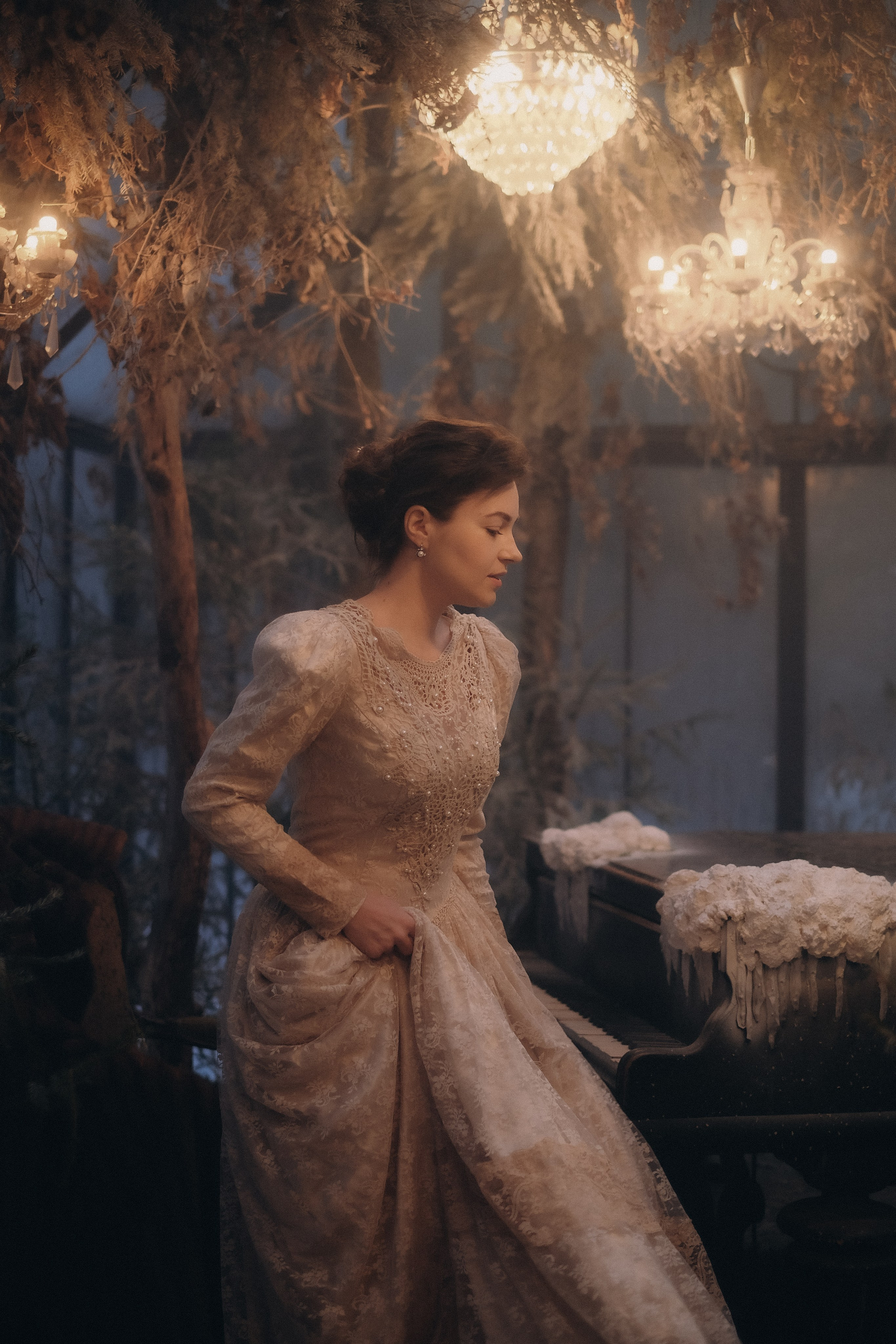 В заброшенной оранжерее. Свадебный и семейный фотограф в Москве Инника Кетлер