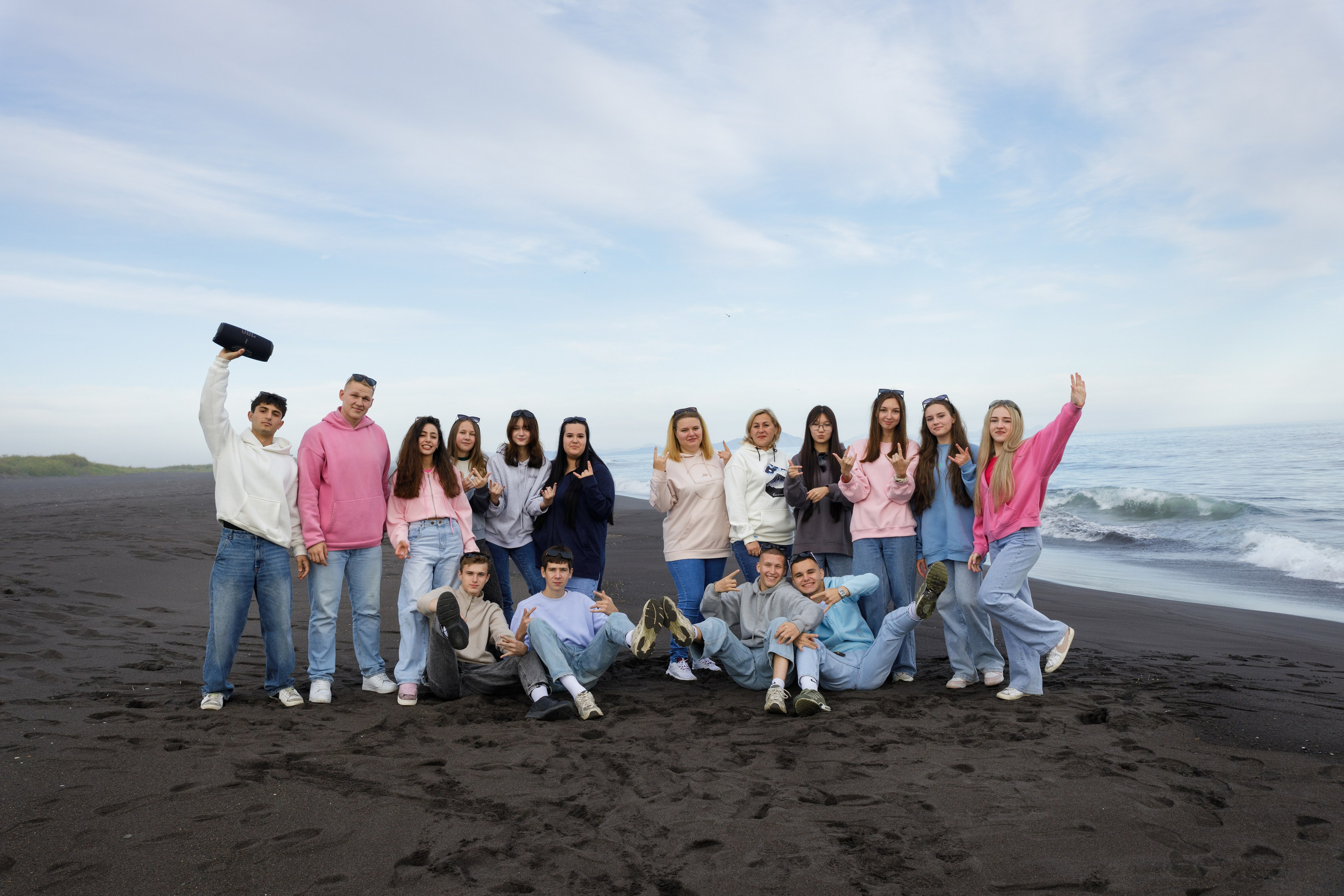 Школьная фотосессия на океане