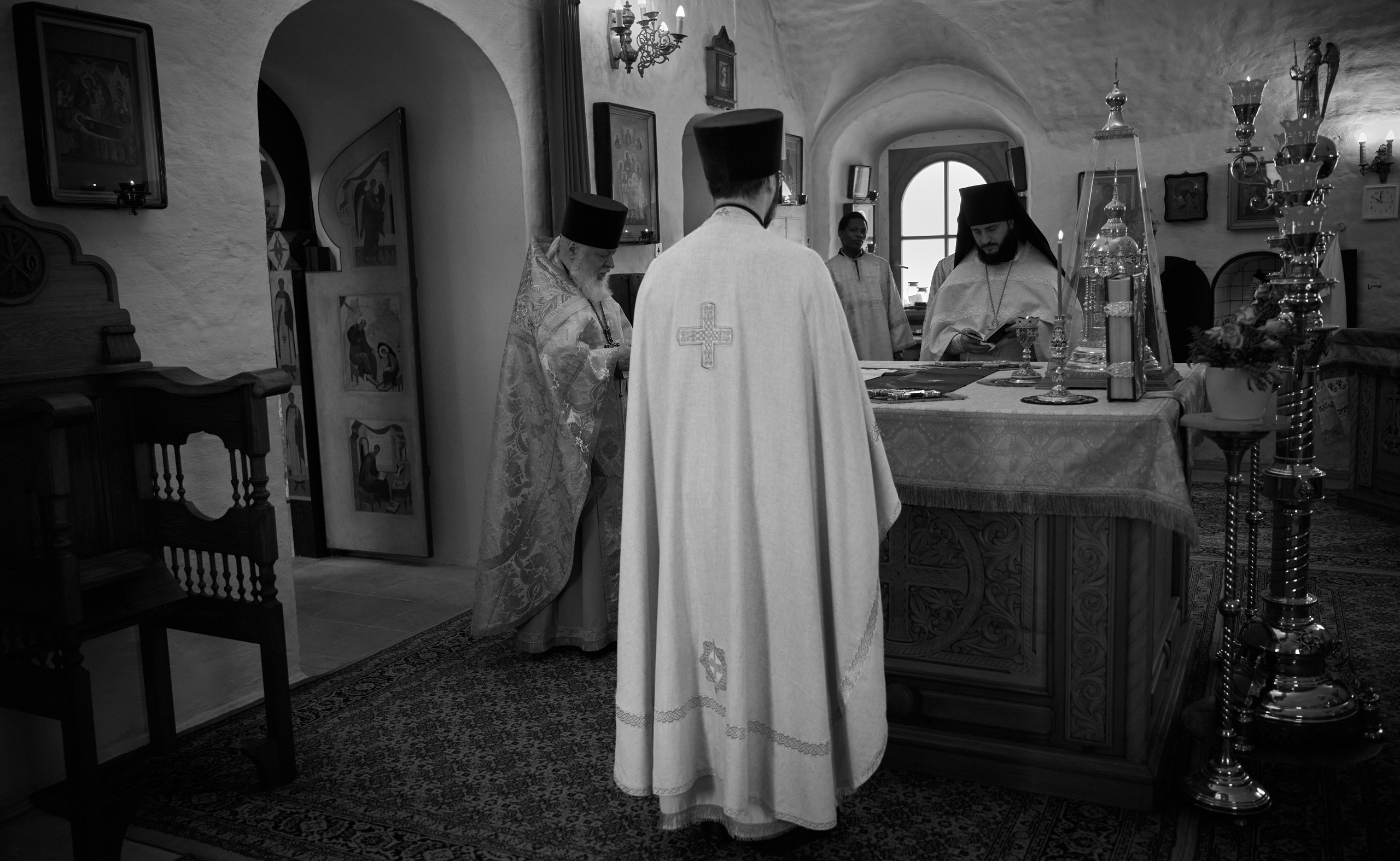 Литургия на китайском языке. Фотограф в Москве