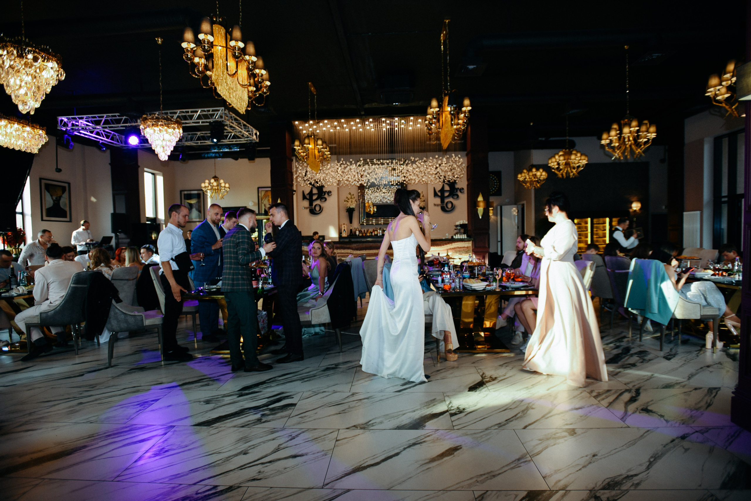 Виктор и Ангелина Банкет на 100 гостей Ресторан Segreto. Фотограф Лола Волна, город Москва