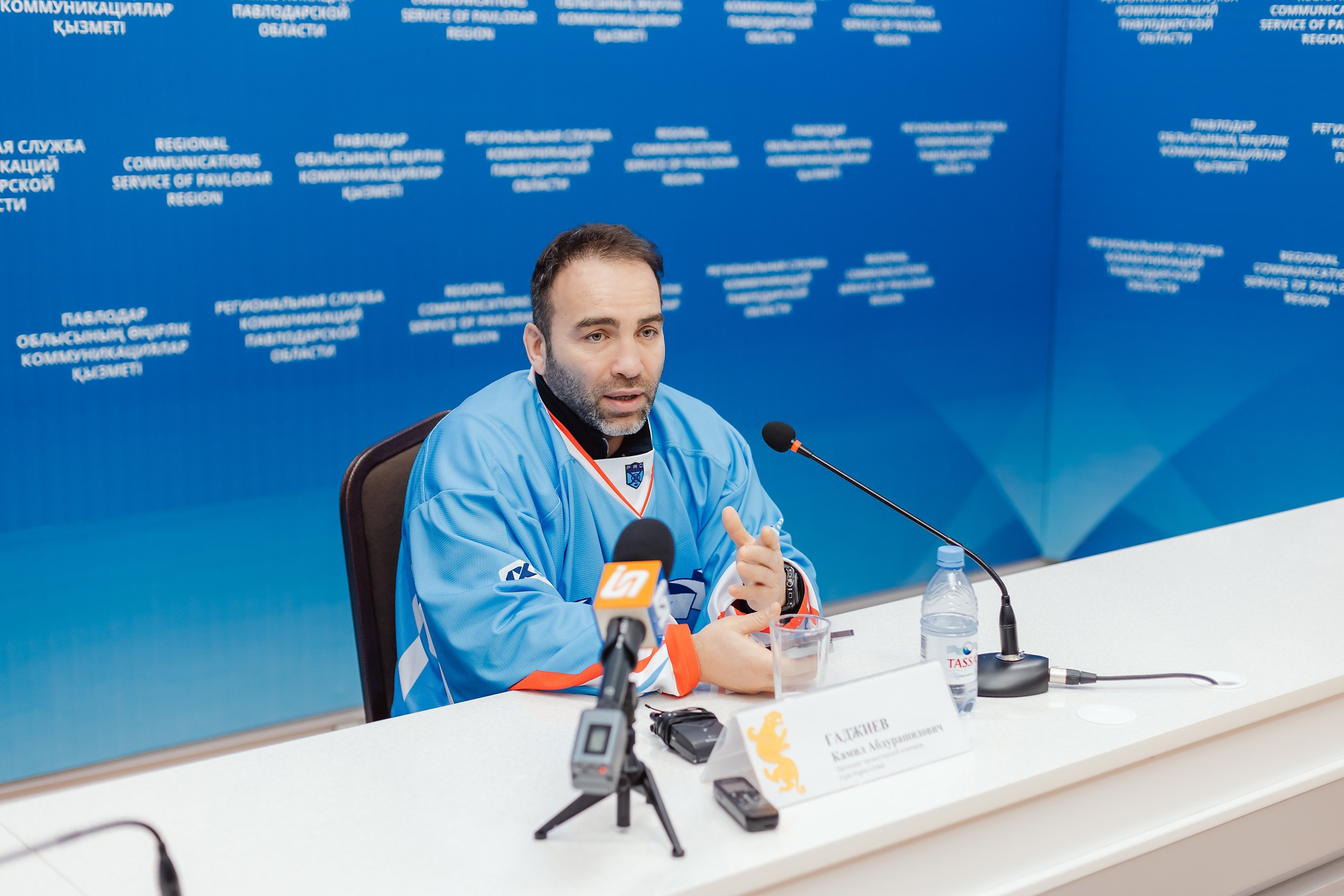 Пресс-конференция Камиля Гаджиева. Кипятком Павлодар