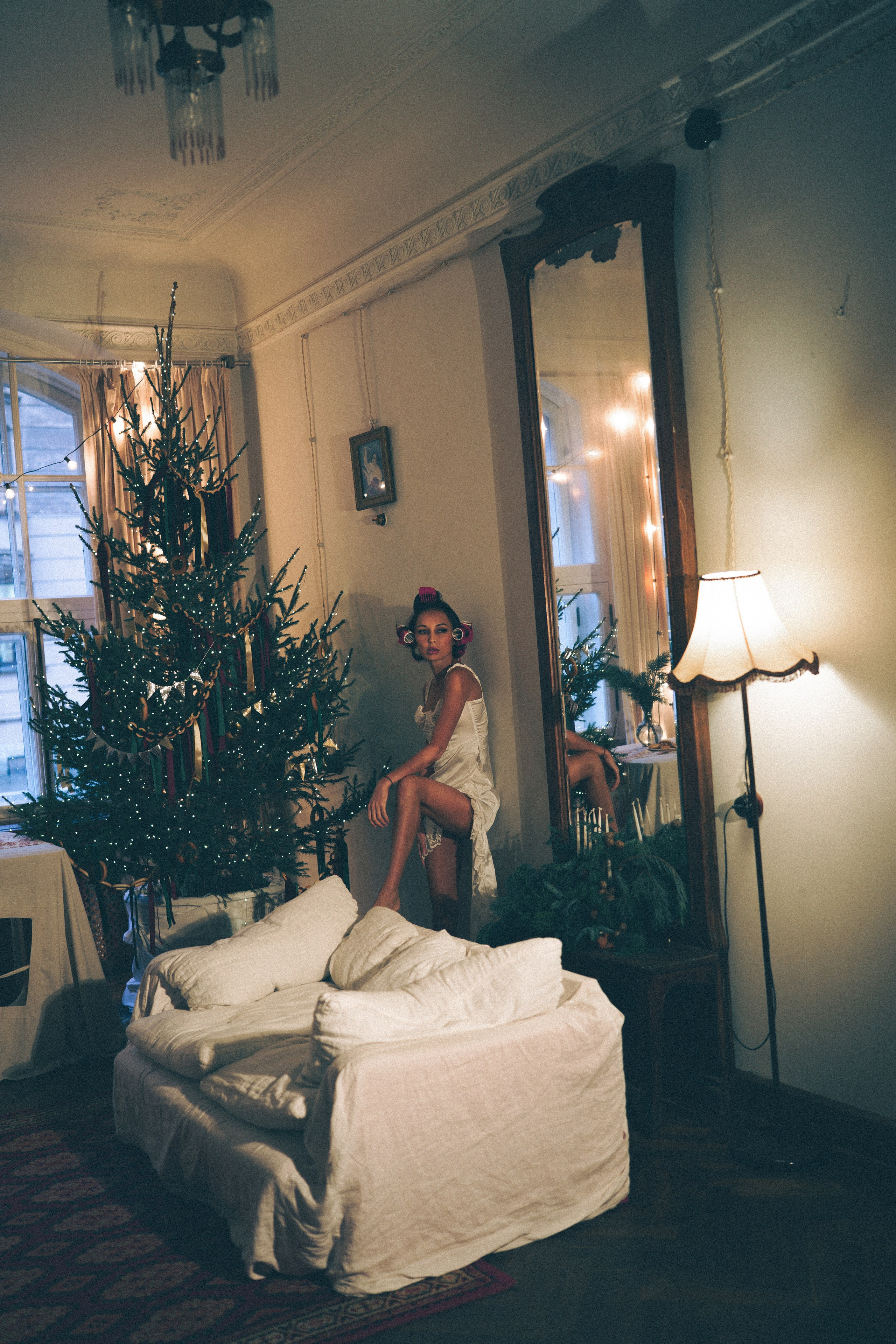 ФОТОСЕСИИЯ К НОВОМУ ГОДУ В АТМОСФЕРНОЙ СТУДИИВ ЦЕНТРЕ ПИТЕРАИ ВИНТАЖНЫЙ ОБРАЗ. Профессиональный фотограф, Санкт-Петербург — Виктория Богомолова