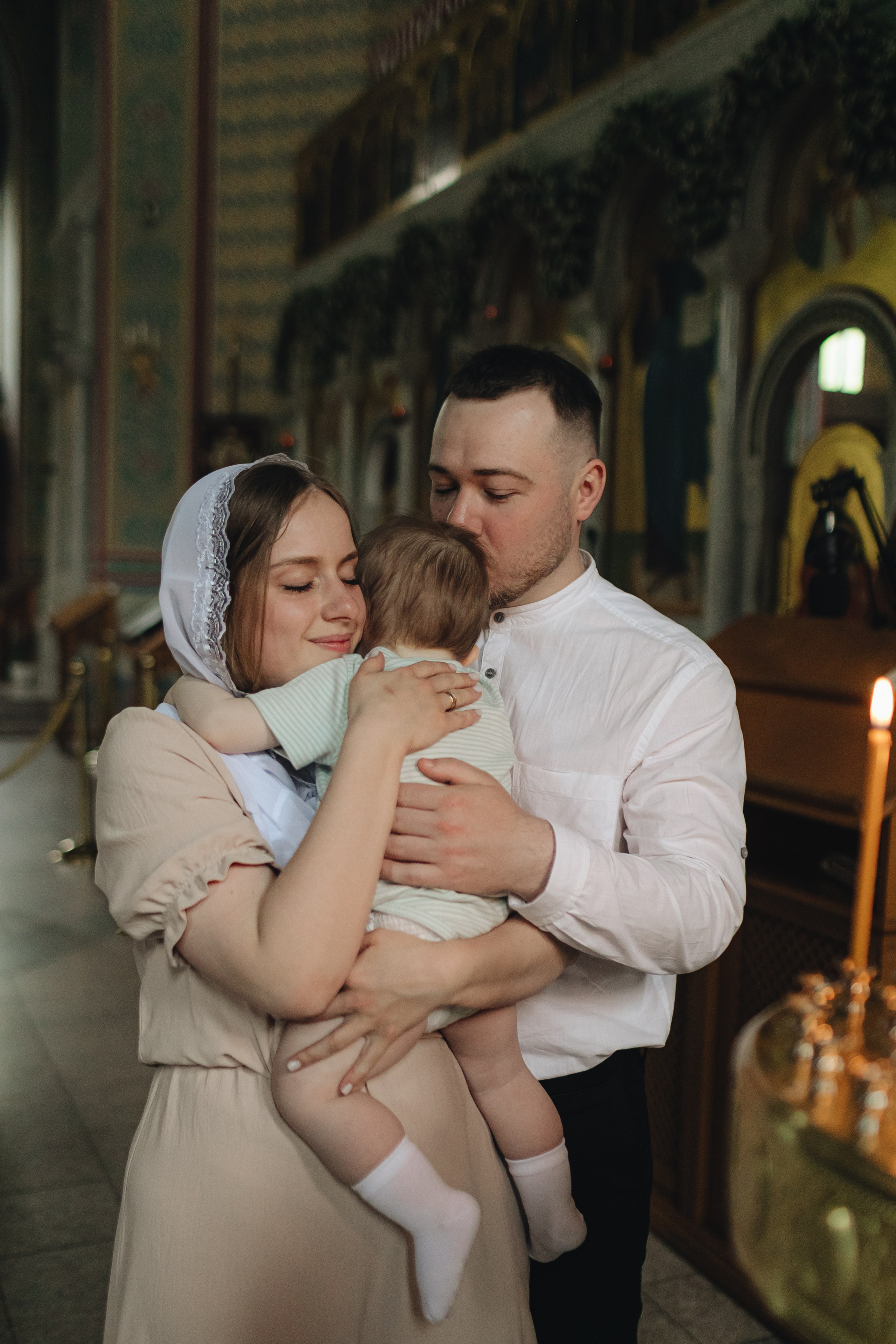 Крещение Макара Храм Сергия Радонежского в Солнцево. Свадебный и Семейный фотограф в Москве Александра Вайпер