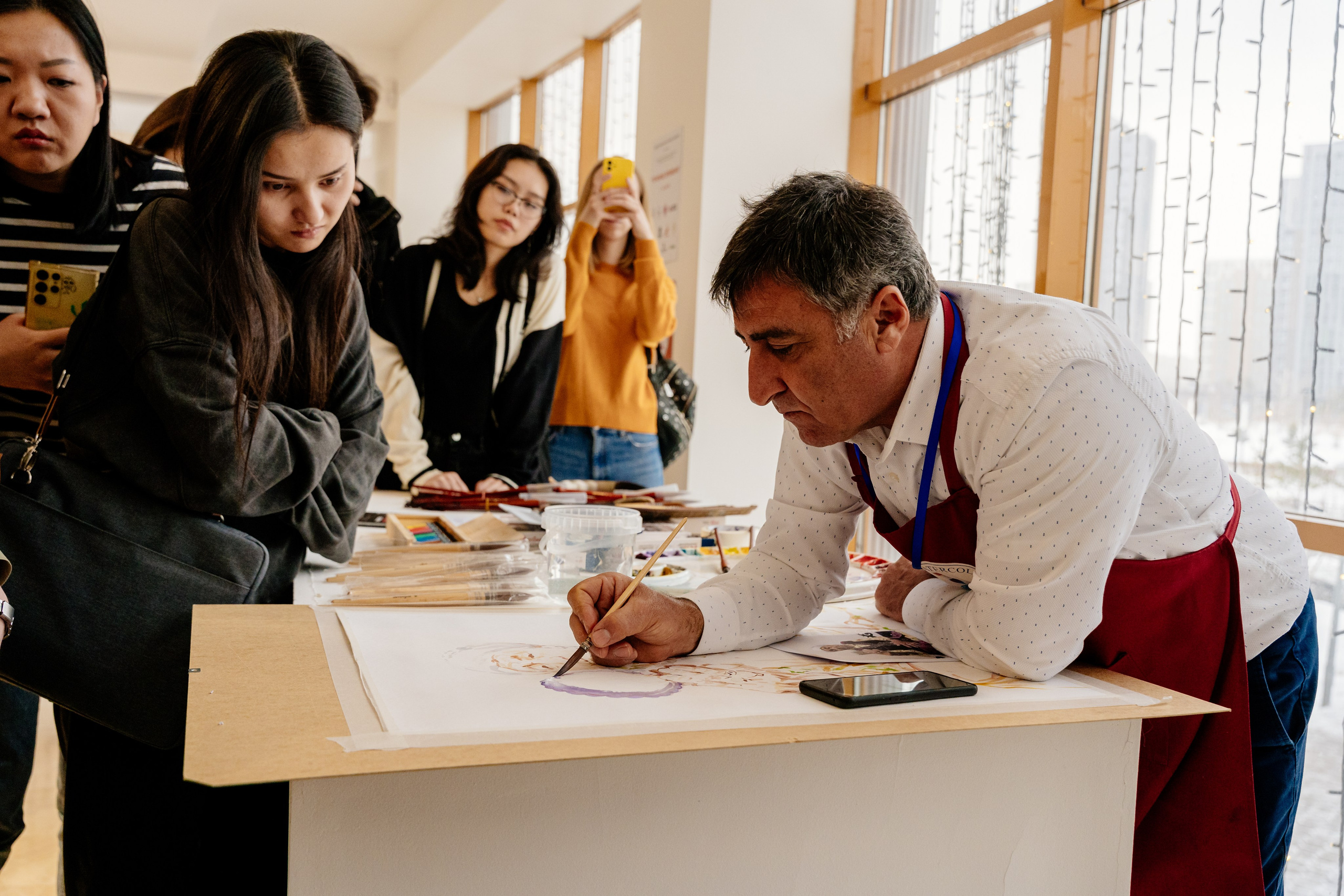 Фестиваль акварели «Течение времени». Репортажный фотограф в Астане — Диана Калтаева, портретный фотограф