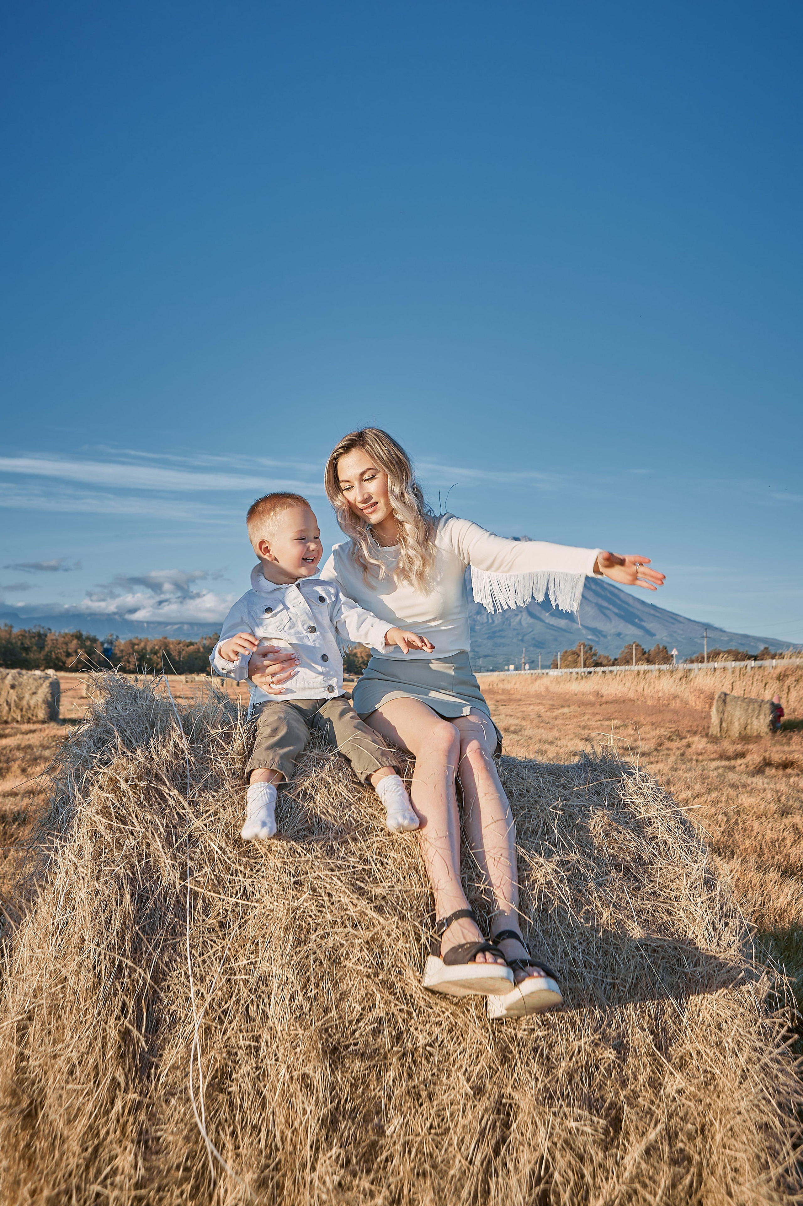 Пикник в поле. Фотограф Камчатка Тамара Копылова