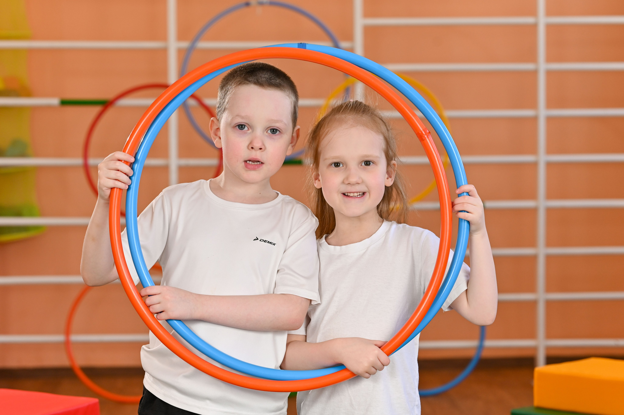 Детский сад на физкультуре. Семейный фотограф в г. Воскресенск Наталия Молева
