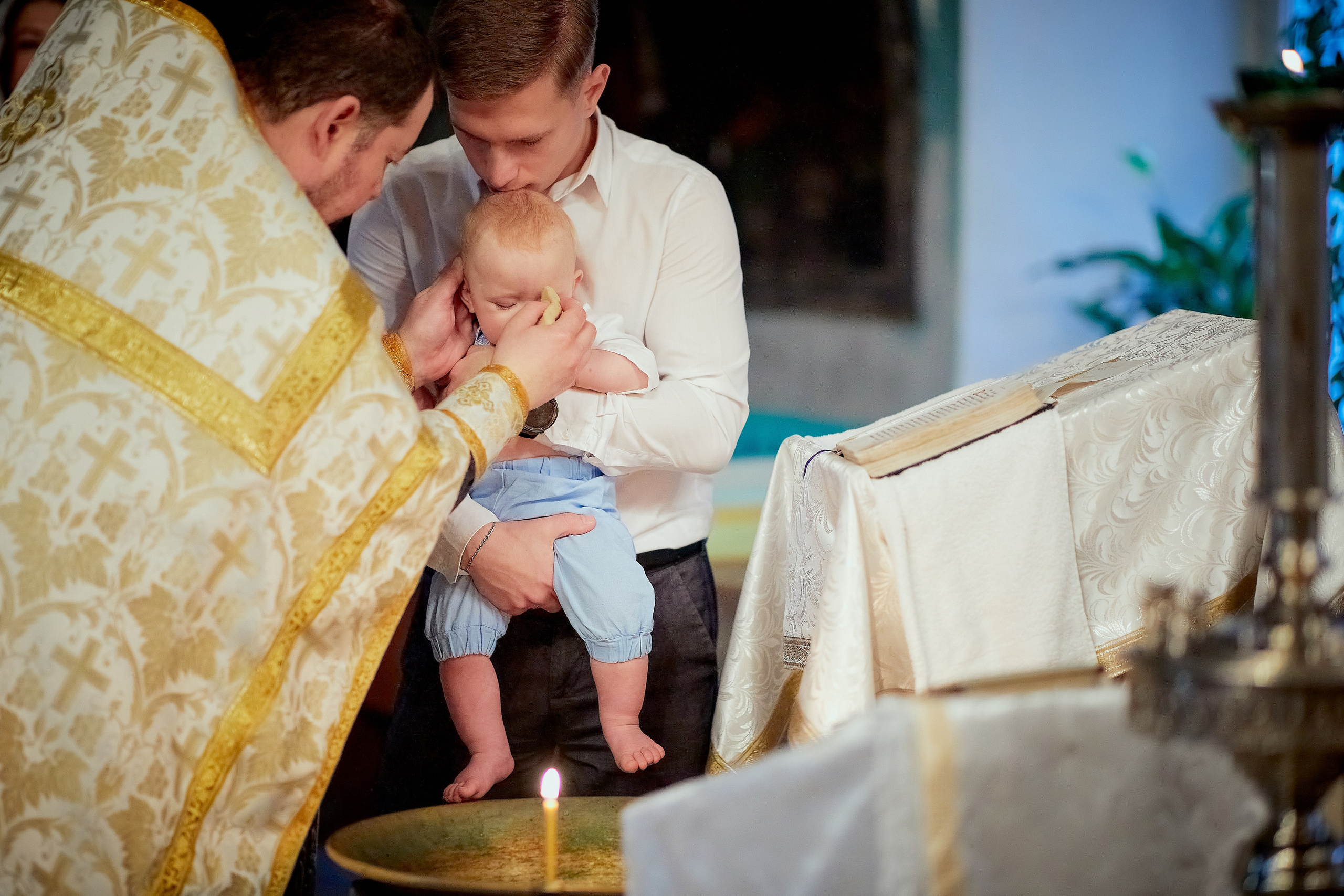 Крещение Егорушки. Семейный и детский фотограф в Ярославле Юлия Галашина