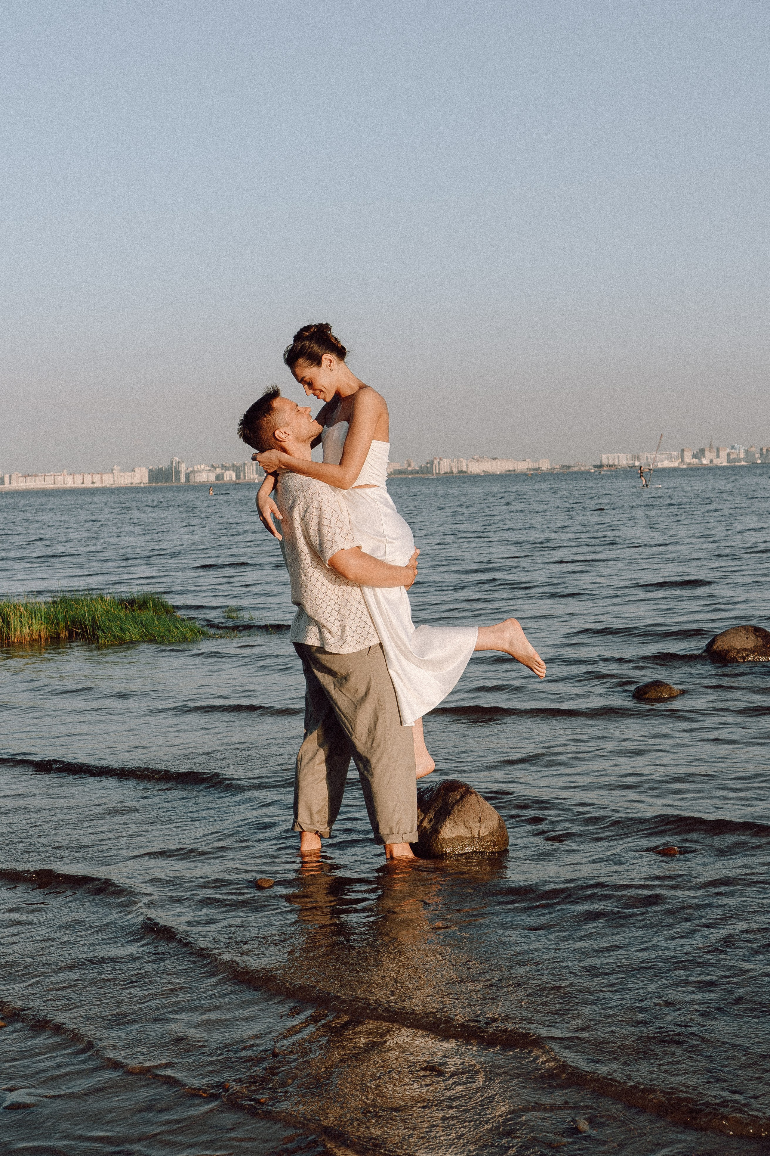 СВАДЕБНАЯ ФОТОСЕССИЯ ВЫЕЗДНОЙ ЦЕРЕМОНИИ (ФИНСКИЙ ЗАЛИВ). Профессиональный фотограф, Санкт-Петербург — Виктория Богомолова