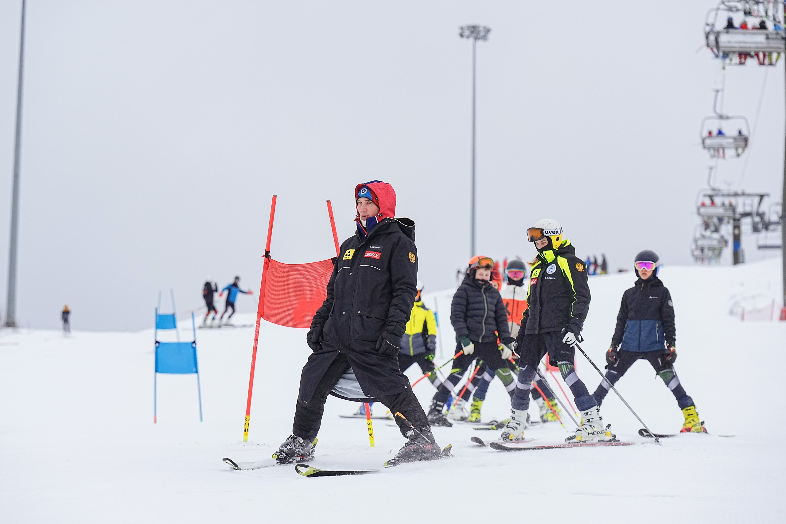 Горные лыжи. Первенство Центрального Федерального Округа. GS U16 Шуколово. Фотограф Студитский Евгений