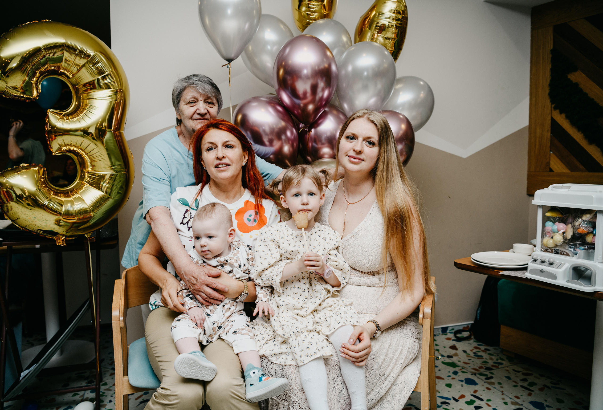 ДР Лизика. 3 года. Фотограф на выписку из роддома в Москве и МО