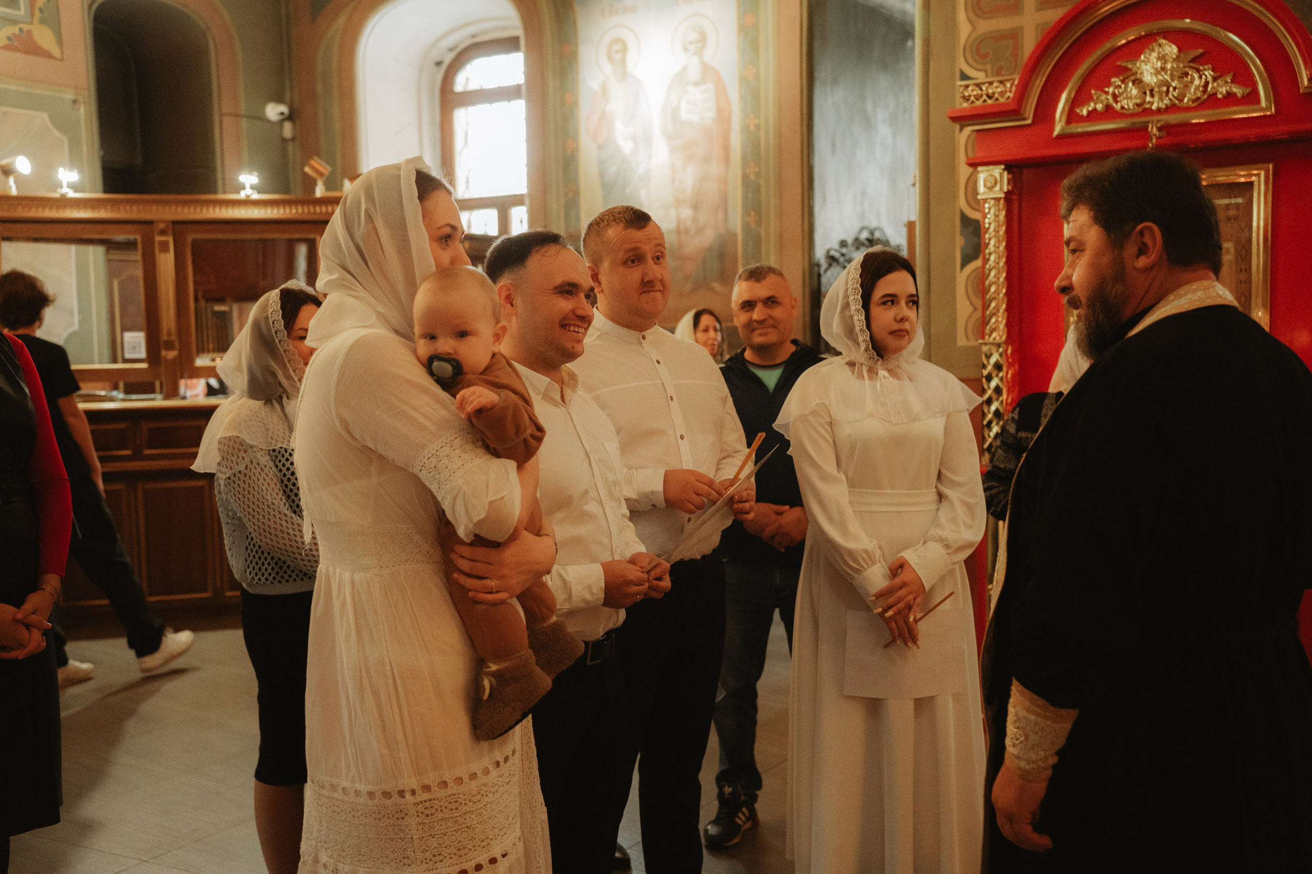 Крещение Матвея. Семейный фотограф • Домашние съемки в Нижнем Новгороде