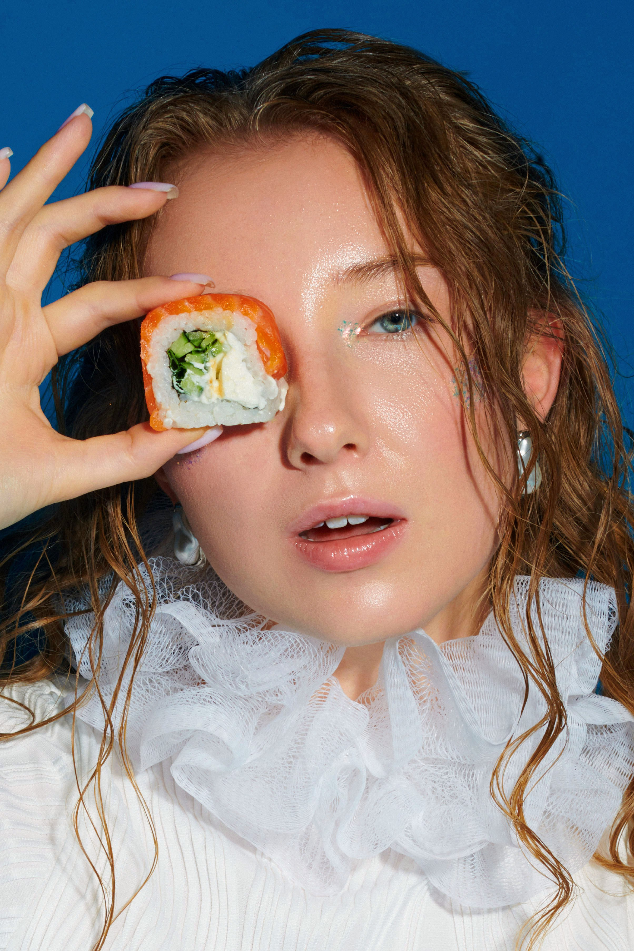 Рекламная съемка для «Sushi star». Натали де Шан | исследователь моды, креативный стратег