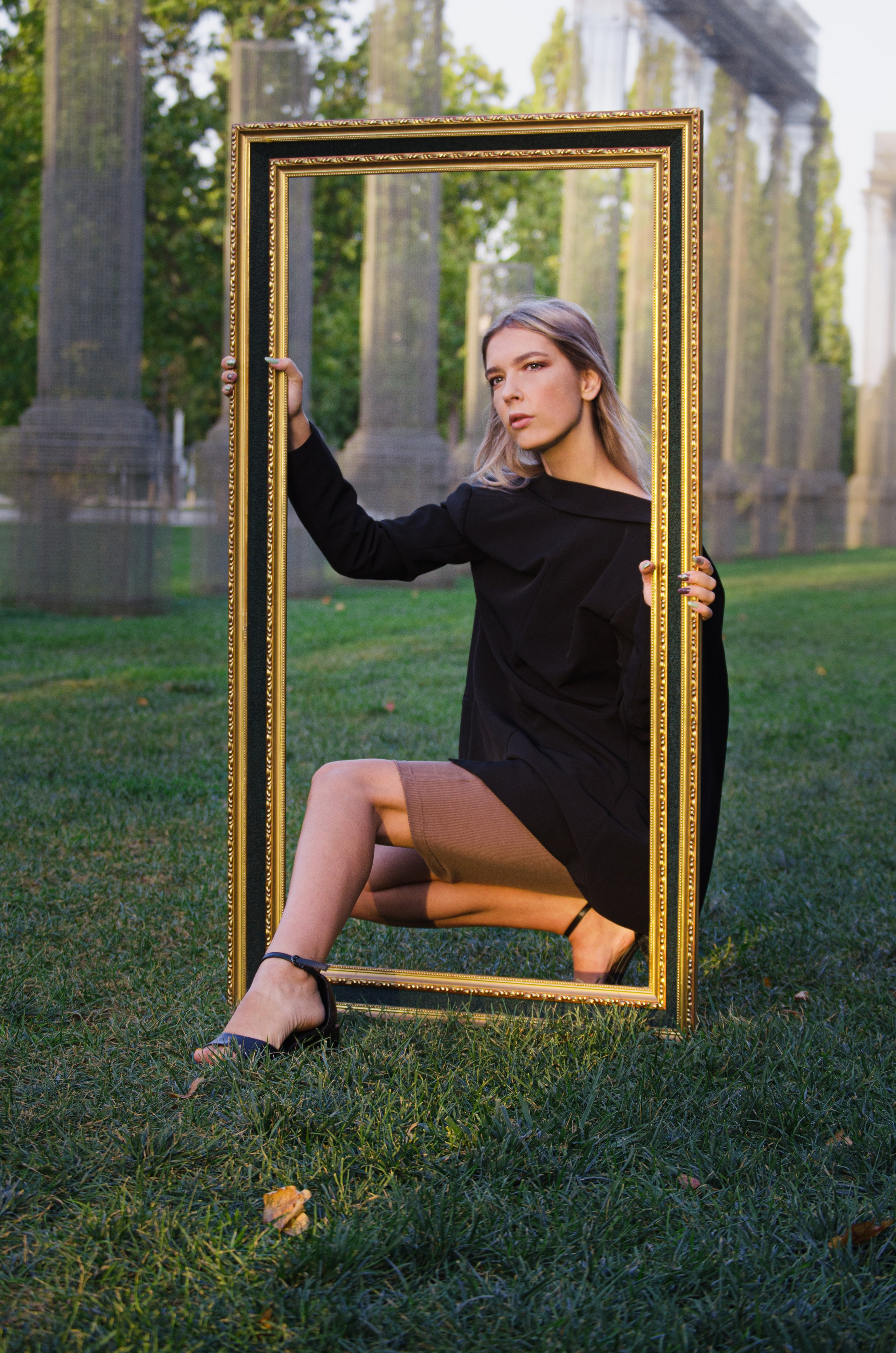 Диана в парке. Портретный фотограф в Краснодаре Юлия Кудряшова