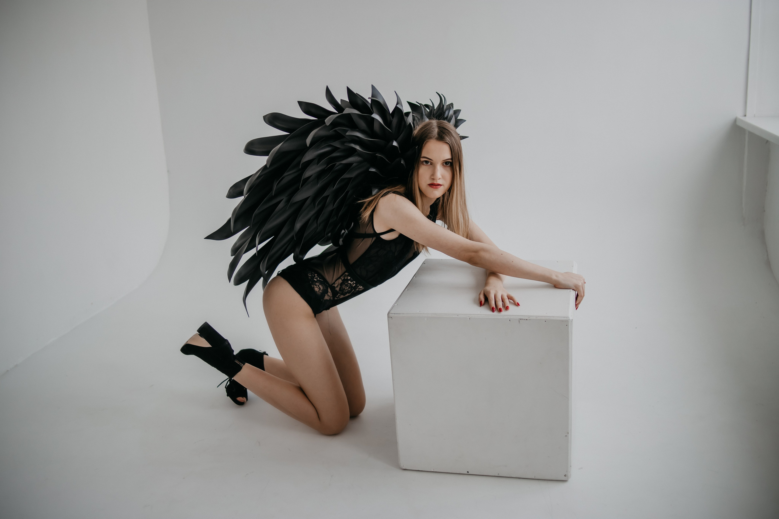 Татьяна. Черный ангел. Фотограф Регина Крикунова г. Красноярск