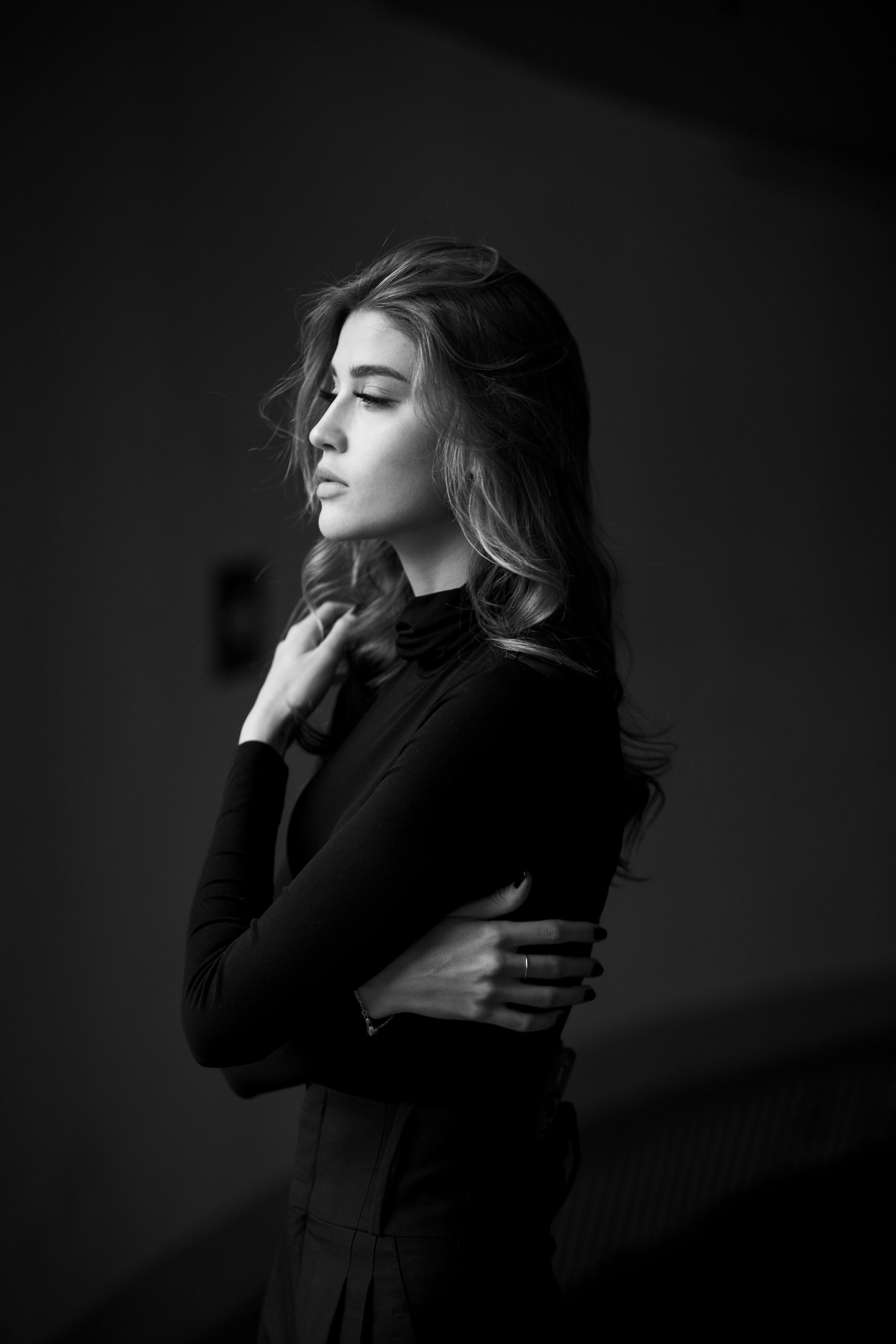 Model tests. Portrait and business photographer in Moscow Andrey Nikolsky