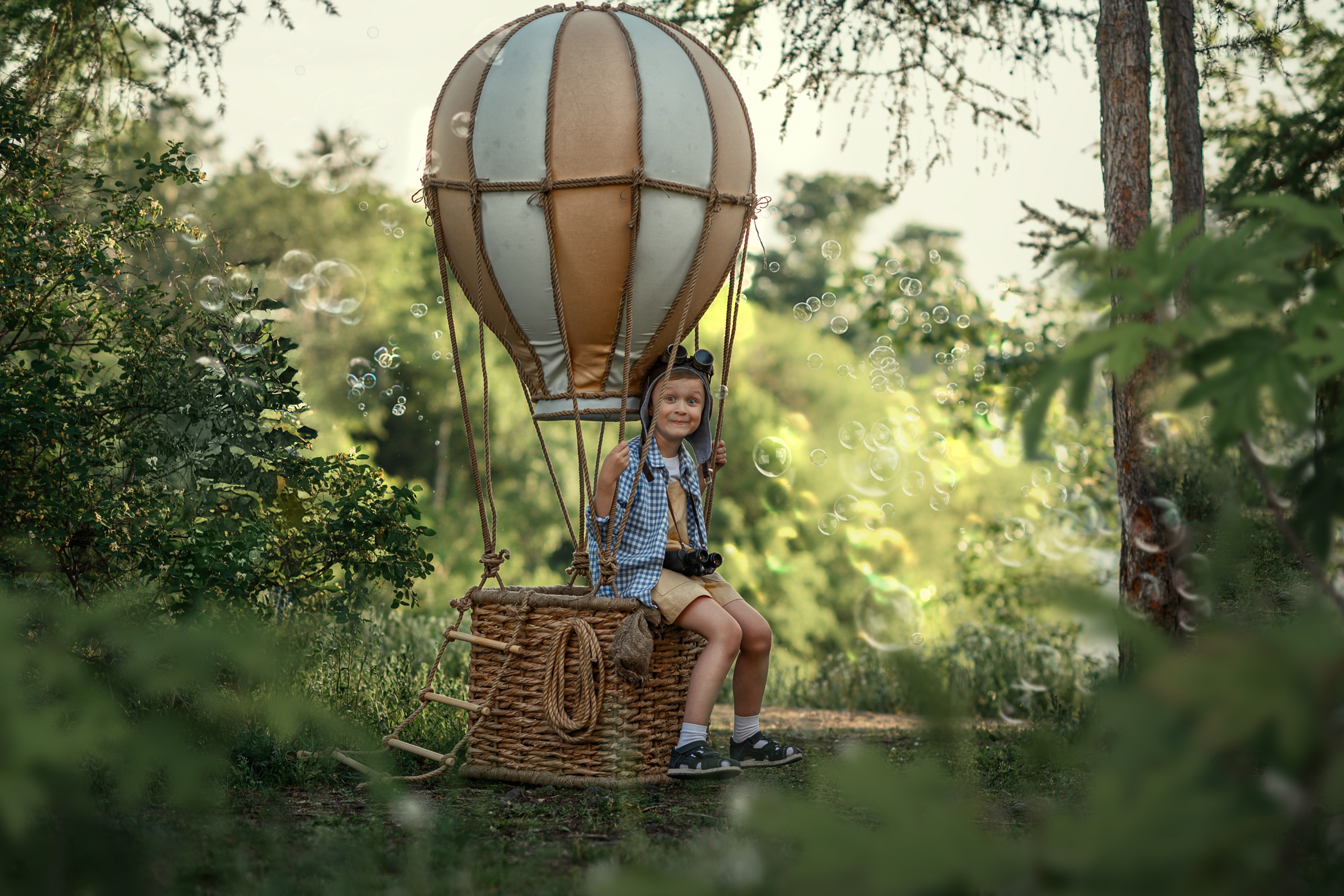 ВОЗДУШНЫЙ ШАР. Семейный фотограф Екатеринбург Лора Мур