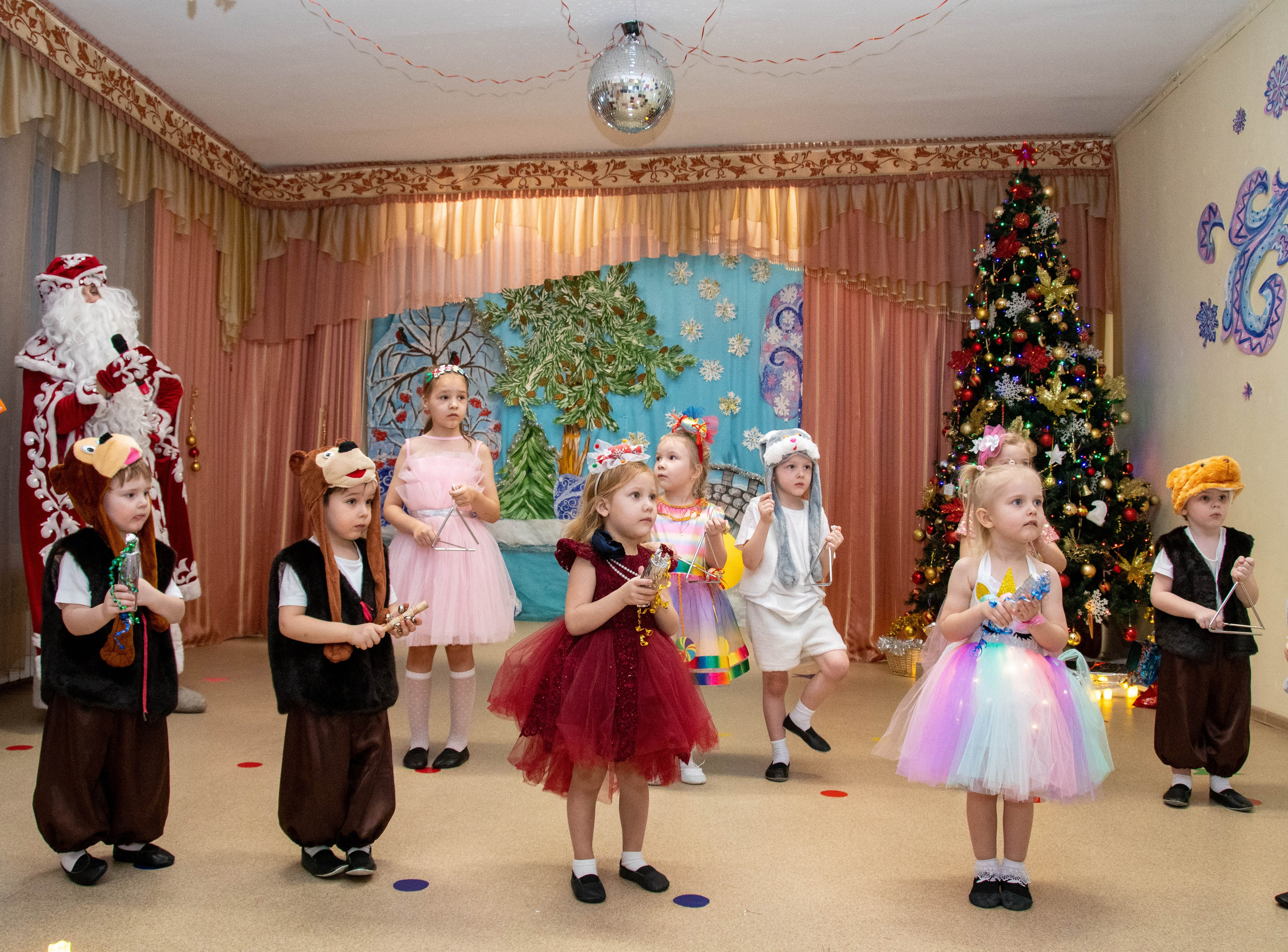 2023 Новый год. Акварель, Первомайка. Репортажный и детский фотограф в Новосибирске