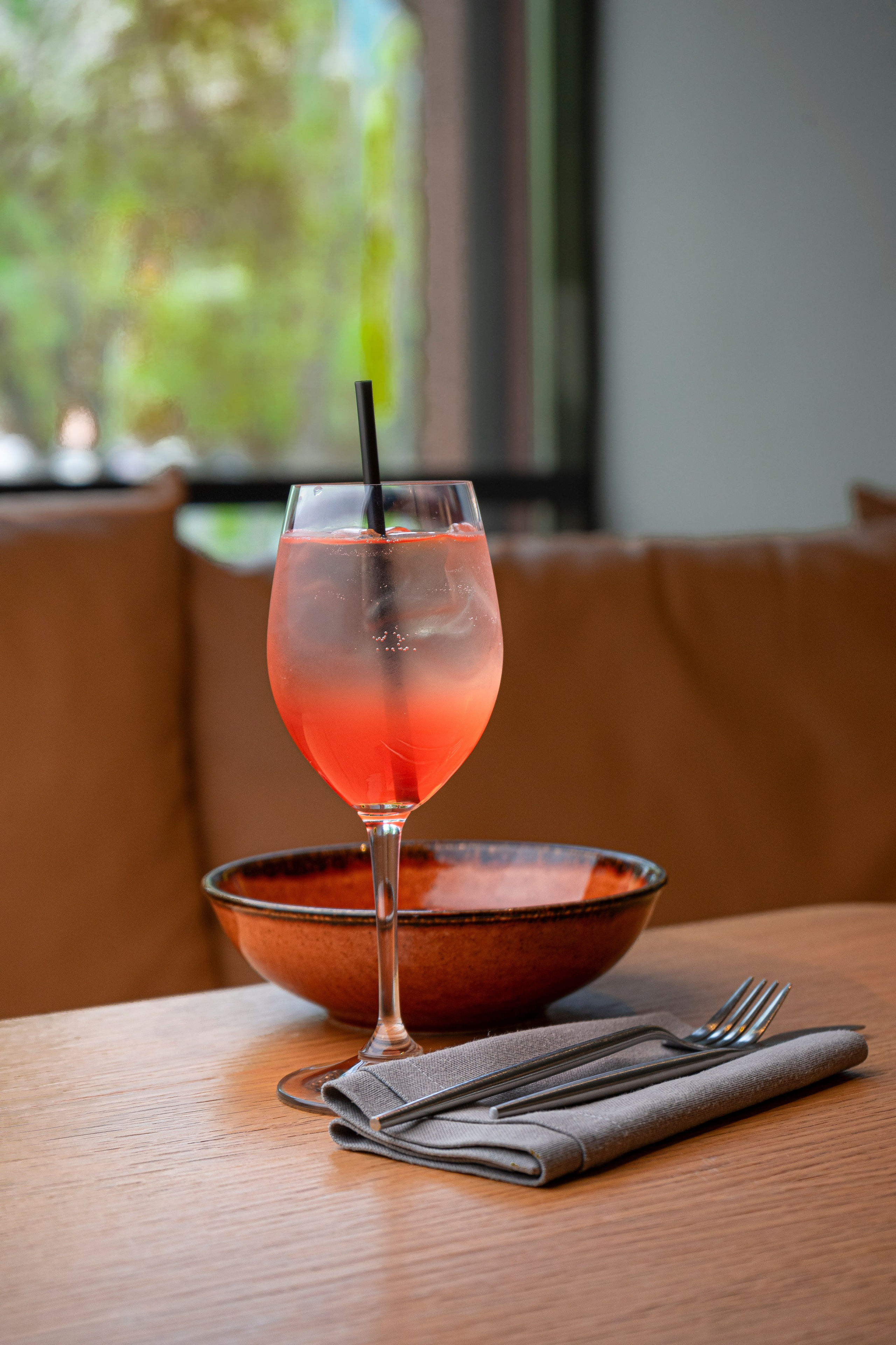 Апероль-маракуйя с крем-брюле