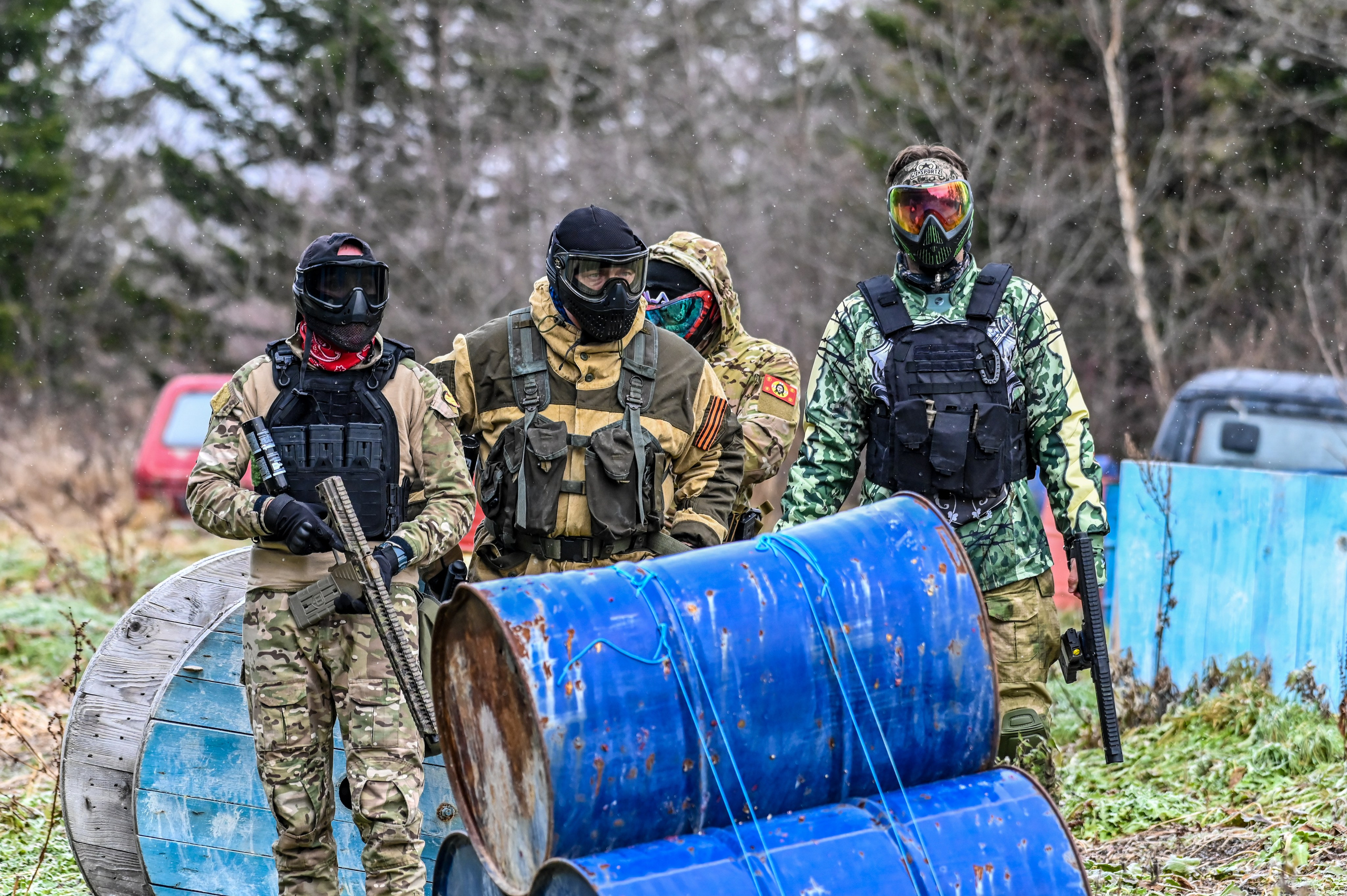 Пейнтбол. Фоторепортажи Сахалина