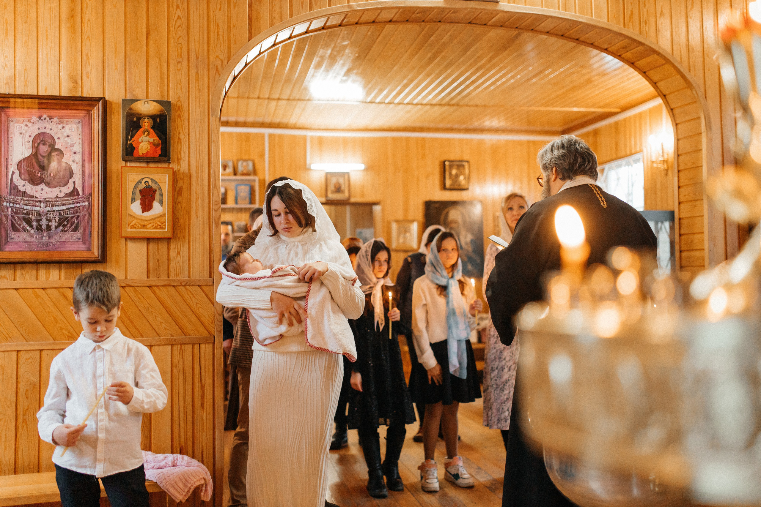 Крещение. Семейный и портретный фотограф в Новосибирске Мария Хлебус