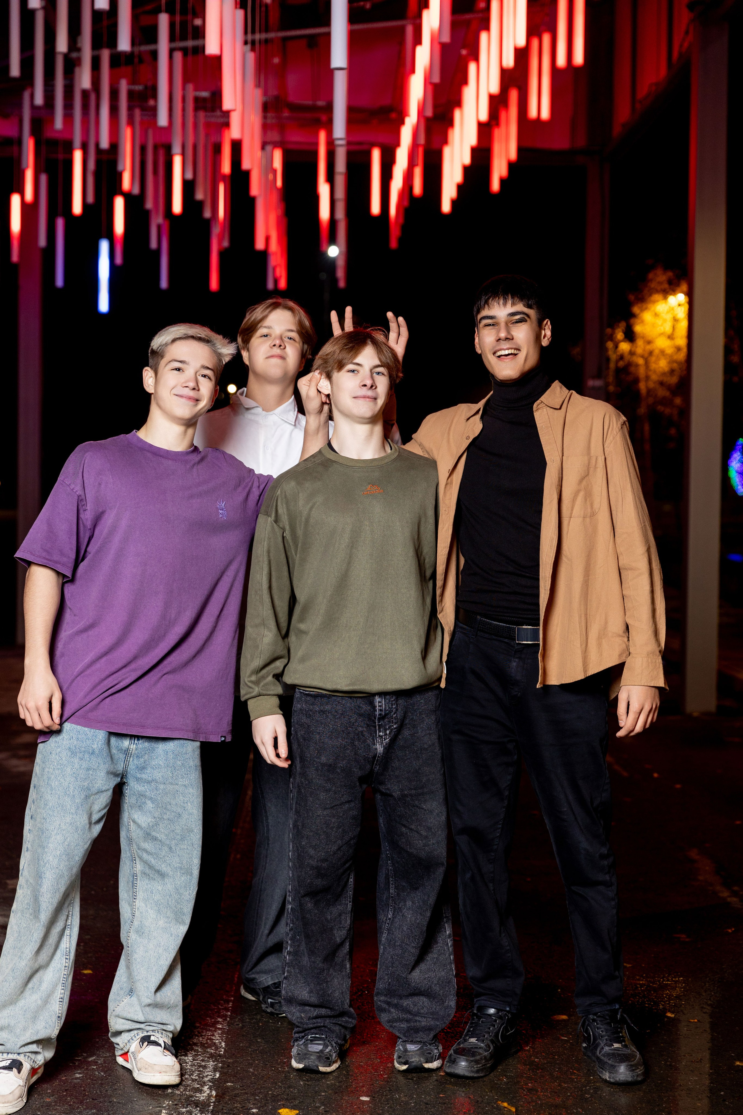 Школьники 9Г класс осень. Артём Печерин фотограф в Оленегорске