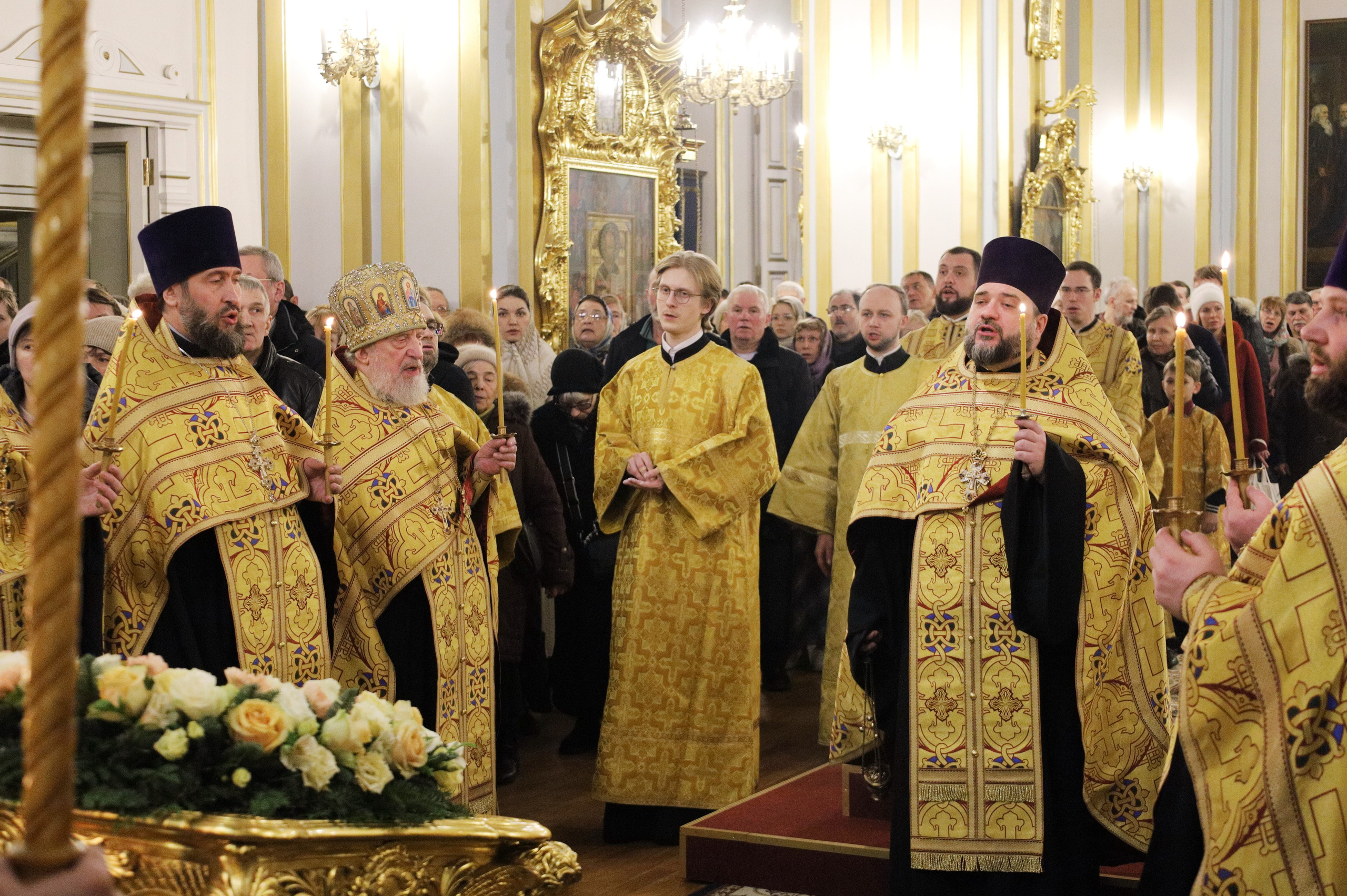 СЛУЖЕНИЕ В КАНУН ДНЯ ПАМЯТИ СВЯТИТЕЛЯ НИКОЛАЯ ЧУДОТВОРЦА. НИКОЛО-БОГОЯВЛЕНСКИЙ МОРСКОЙ СОБОР