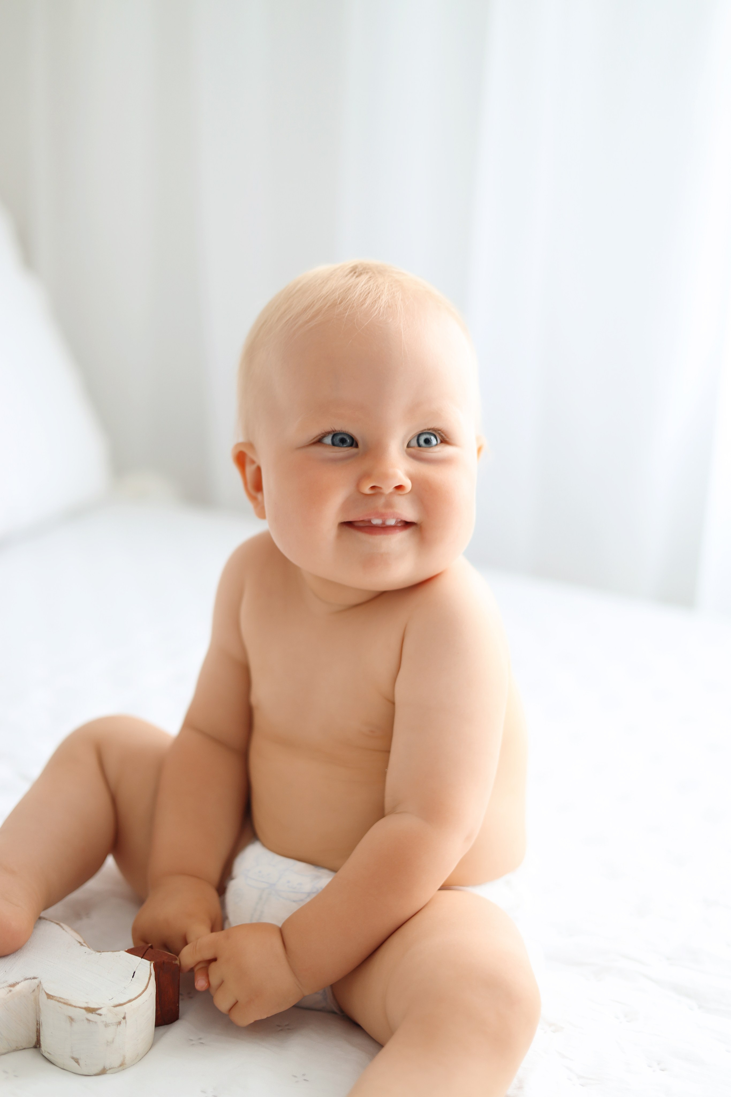 Детская фотосессия на 1 годик для Киры. Фотограф новорожденных Москва. Ньюборн фотограф Москва