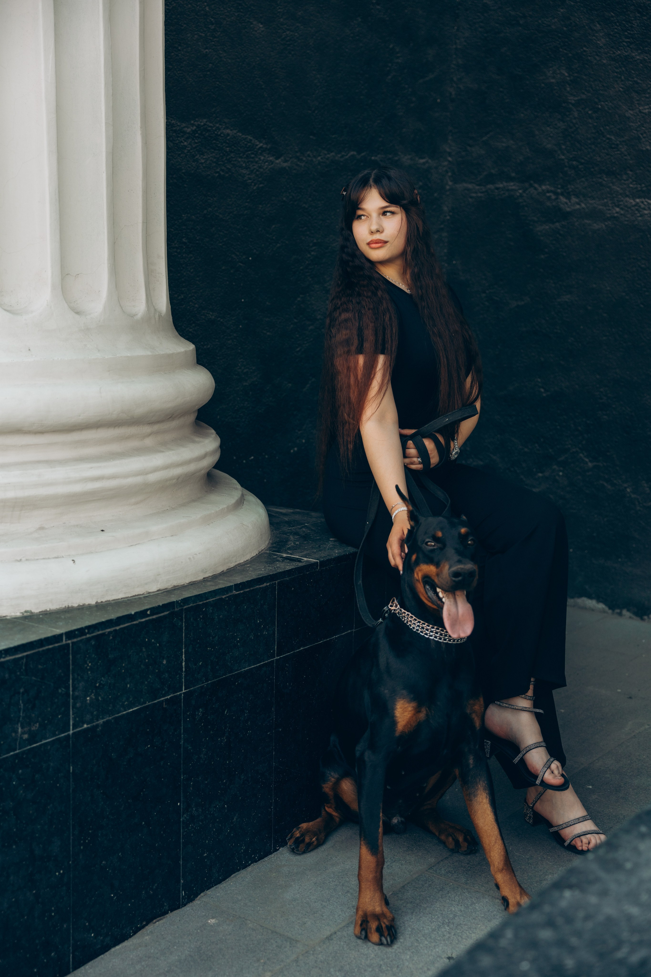 Фотосессия с доберманом. Свадебный, семейный фотограф в Иркутске Светлана Макаричева