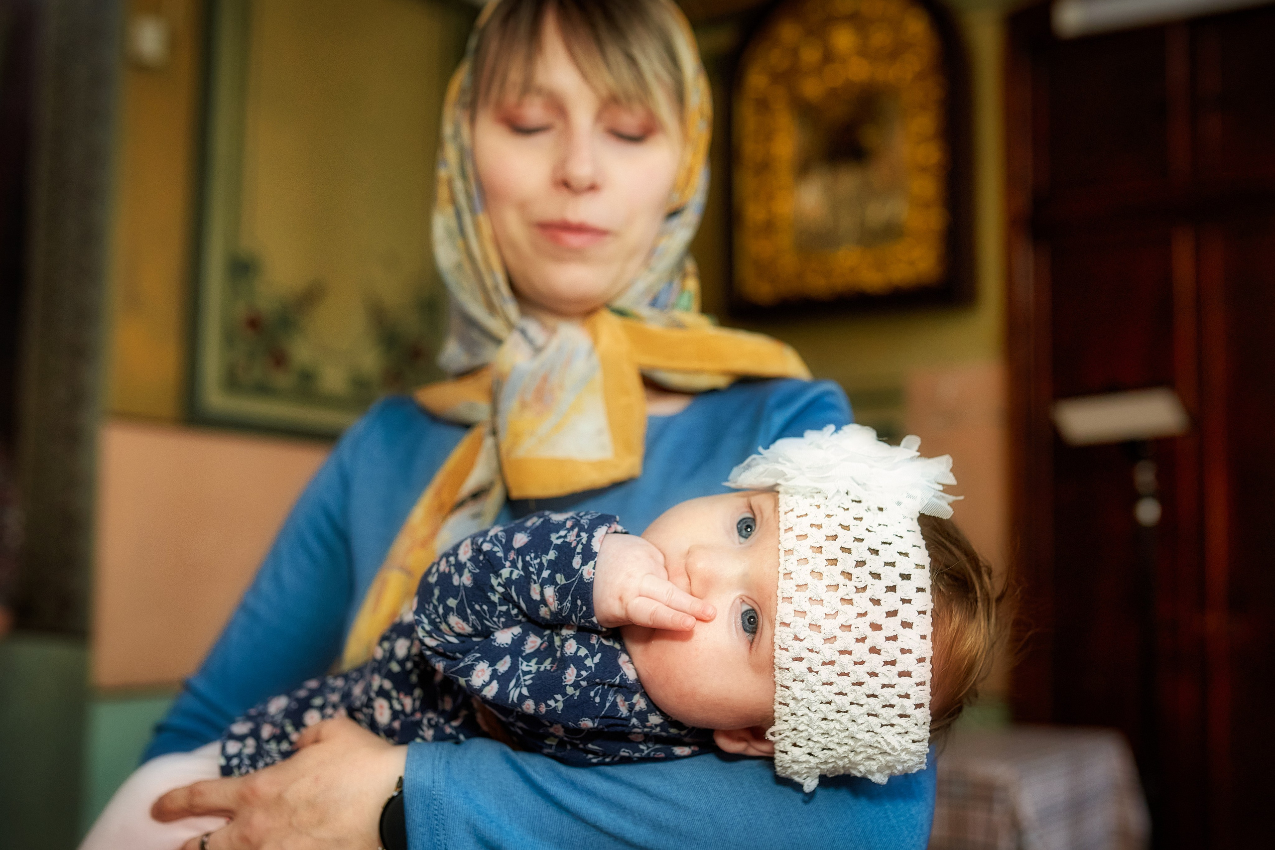 Крещение в Преображенском храме. Балашиха