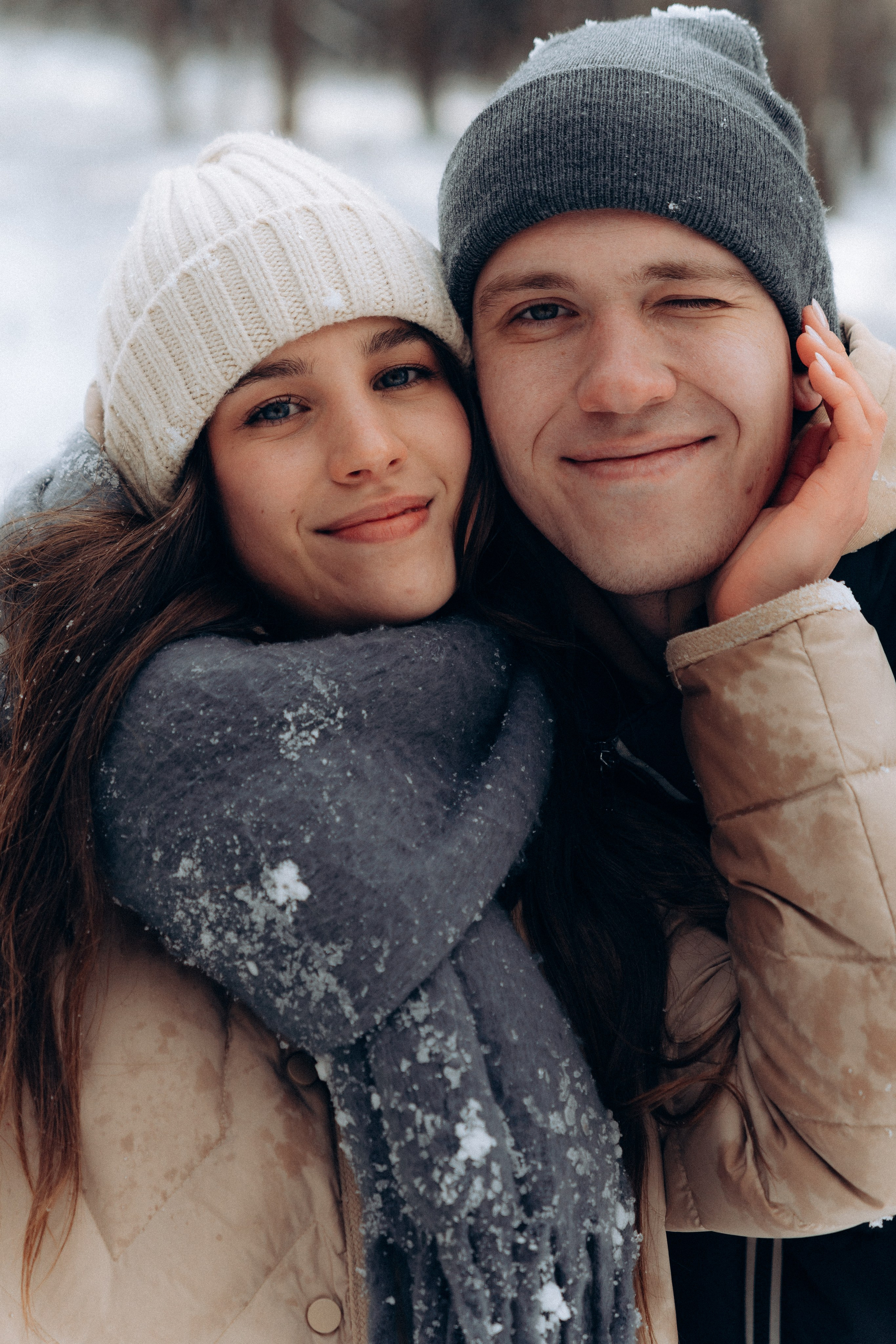 Саша и Даня | Снежный денек. Портретный свадебный фотограф Крым | Евгения Щитенко