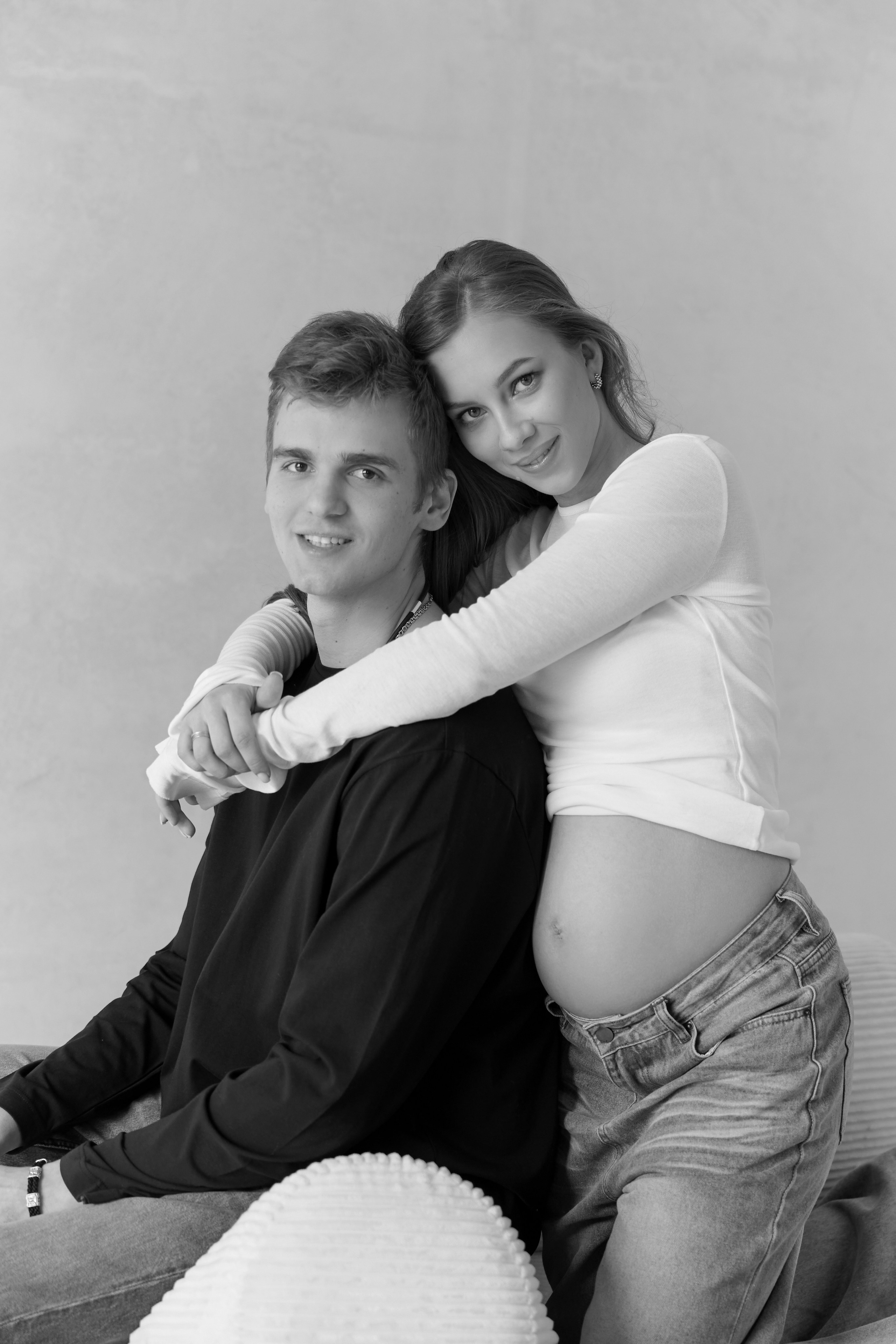 Дарья с мужем. Семейный фотограф и фотограф беременности во Владивостоке