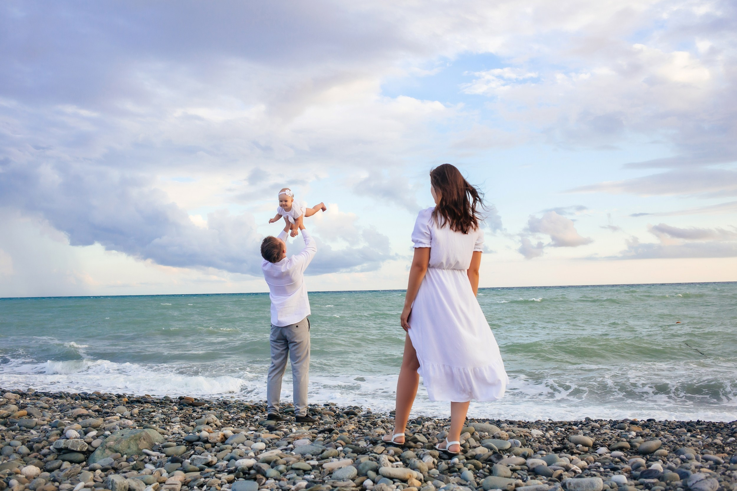 Семейная фотосессия на море в Адлере. Фотограф Сочи Адлер. Солькаева Анастасия