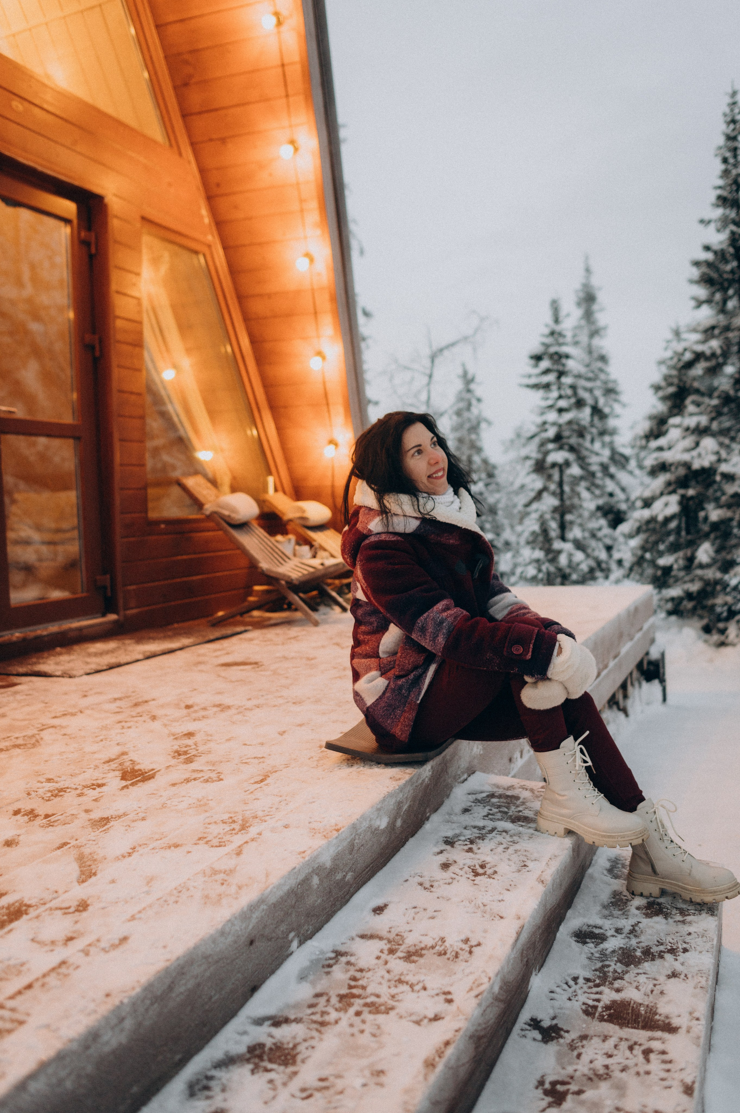 Домик в лесу. Фотограф Наталья Могилевская Мурманск Териберка Сейдозеро Рыбачий