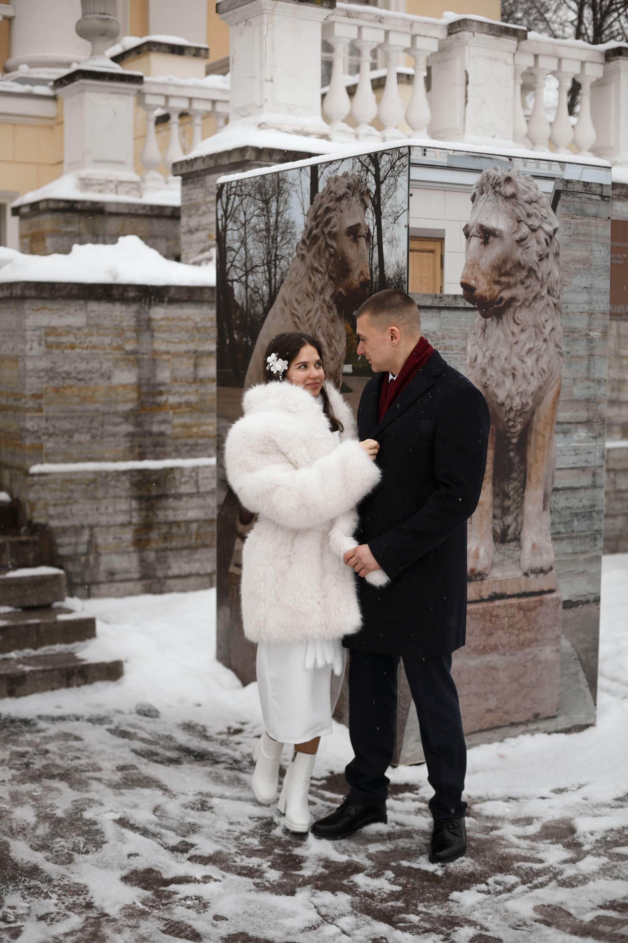 Зимняя свадьба в Пушкине. Свадебный фотограф Игорь Брундасов 8PHOTO на свадьбу венчание загс СПб