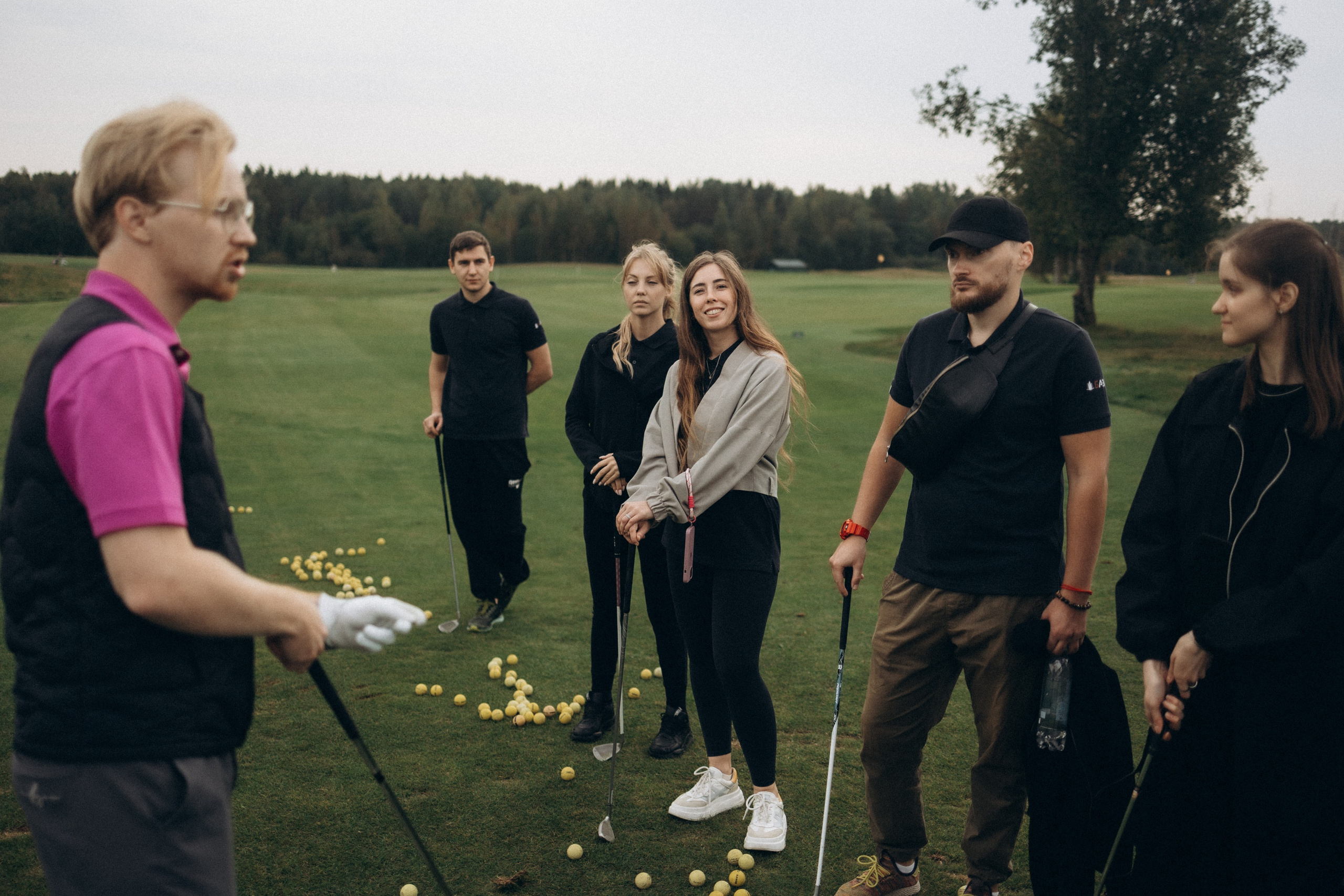 Корпоратив компании Аксон «игра в гольф». Фотограф Артем Бросов в Санкт-Петербурге и Дубае