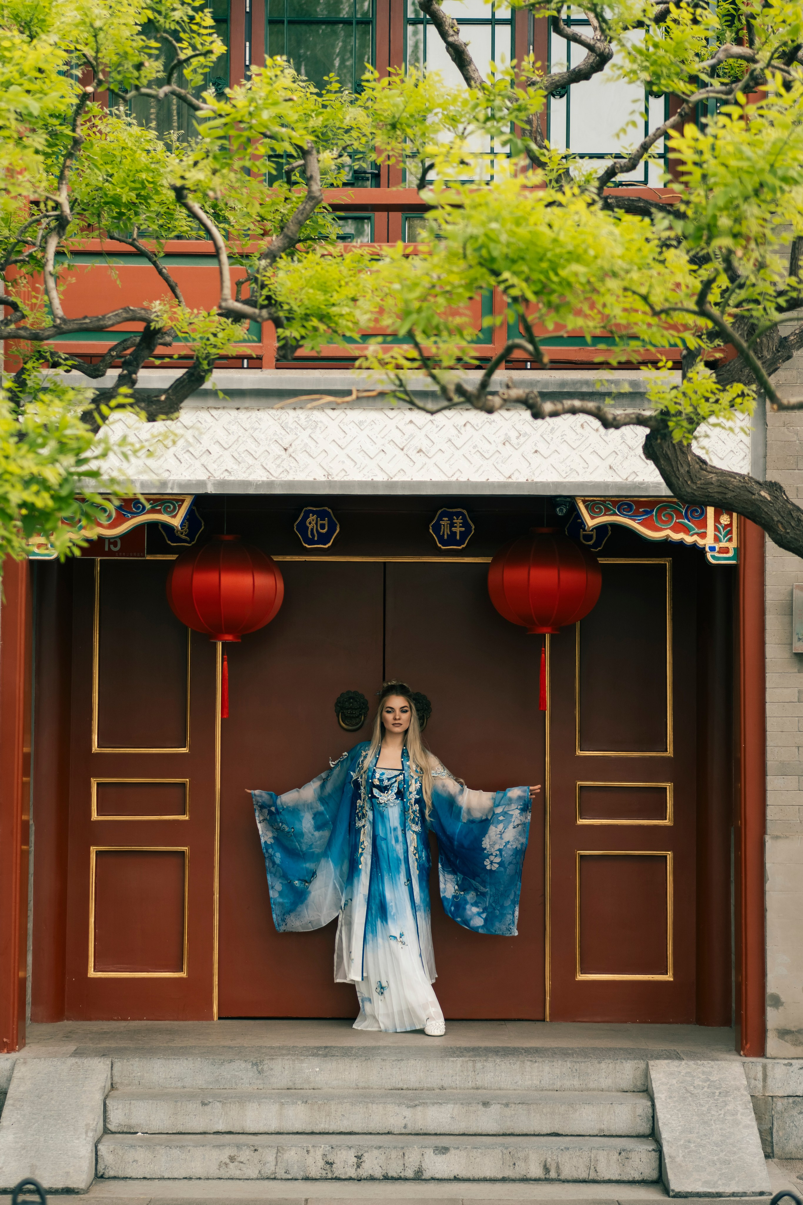 Photoshoot in Hanfu dresses