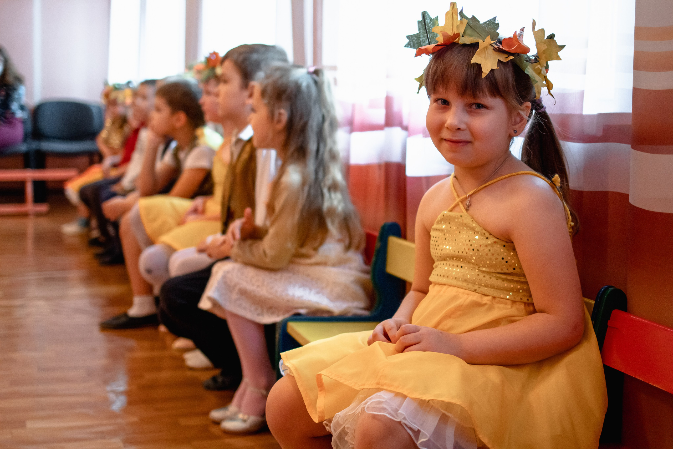 Осенний праздник в детском саду. Маргарита. Семейный фотограф в Минске Приболовец Светлана