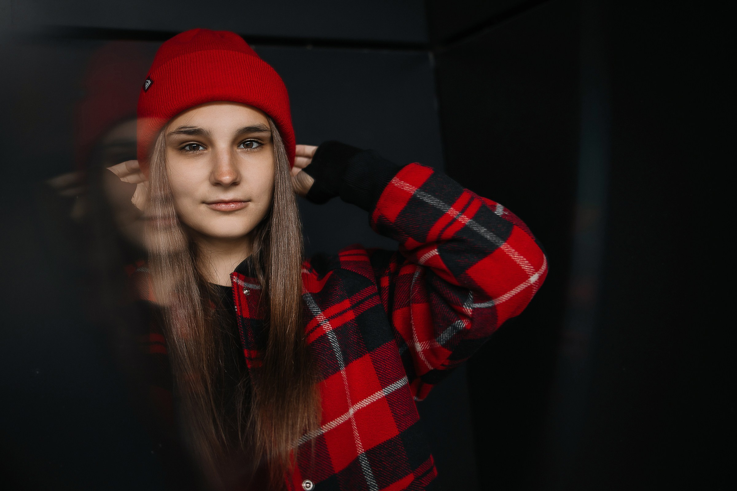 Катя в красном. Семейный, женский и детский фотограф Татьяна Колобаева