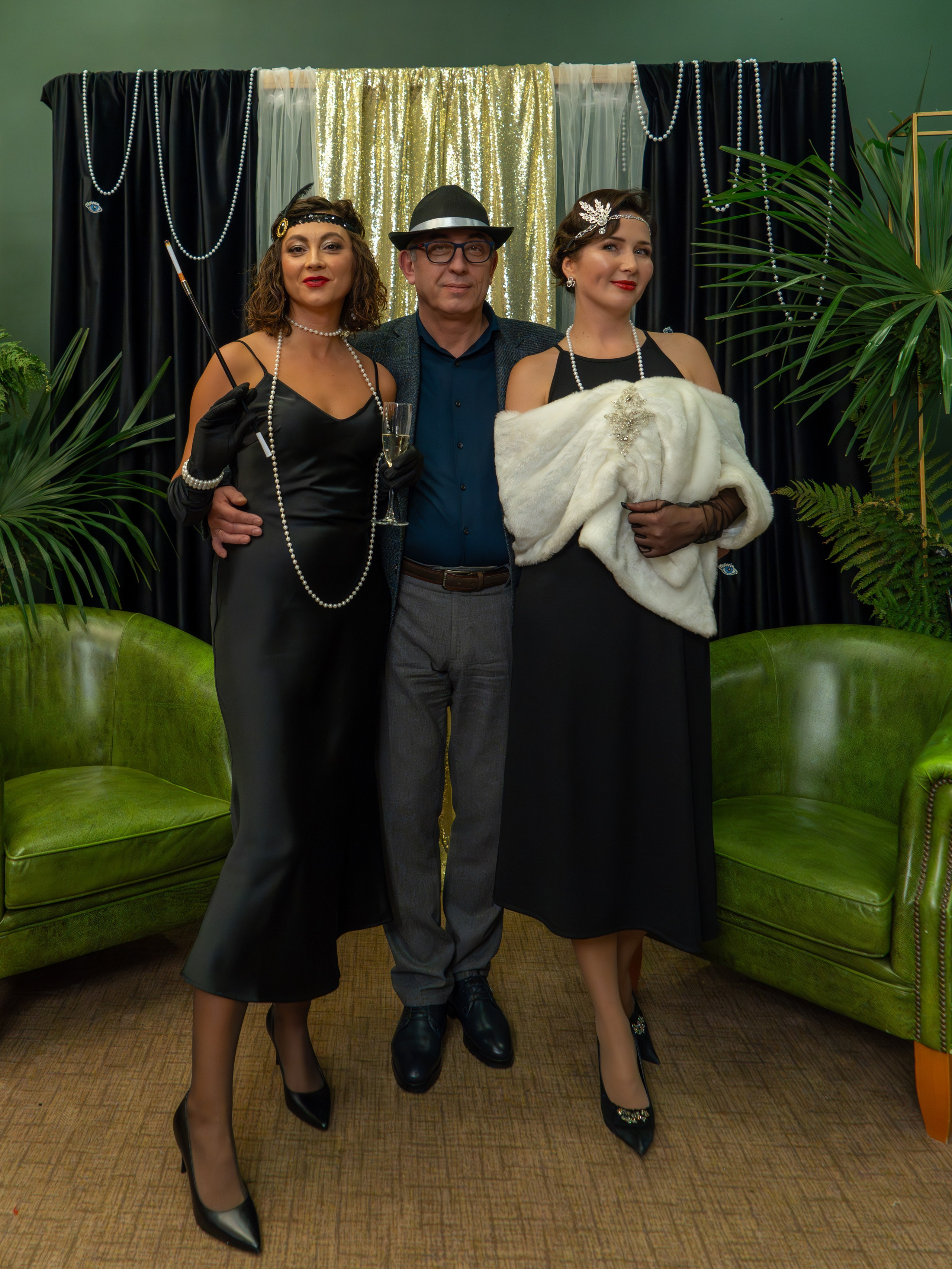 Новый год в стиле Great Gatsby. Репортажный фотограф в Красной Поляне и Сочи Павлюченко Екатерина