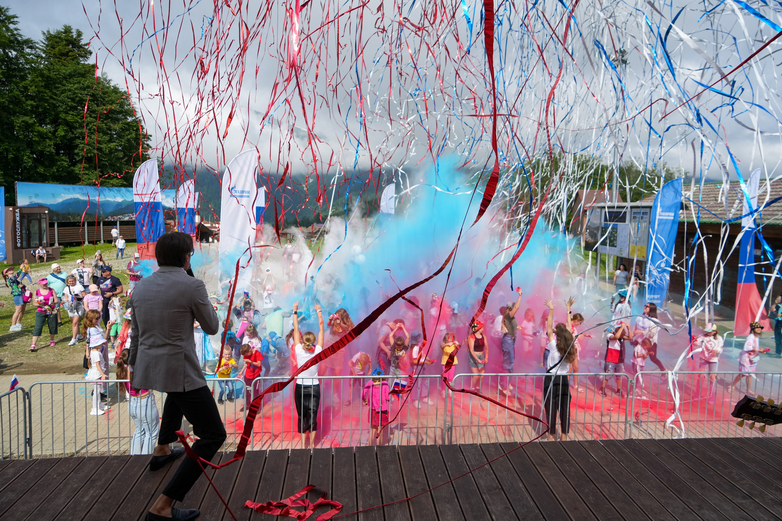 День России на курорте Газпром 2023. Репортажный фотограф в Красной Поляне и Сочи Павлюченко Екатерина