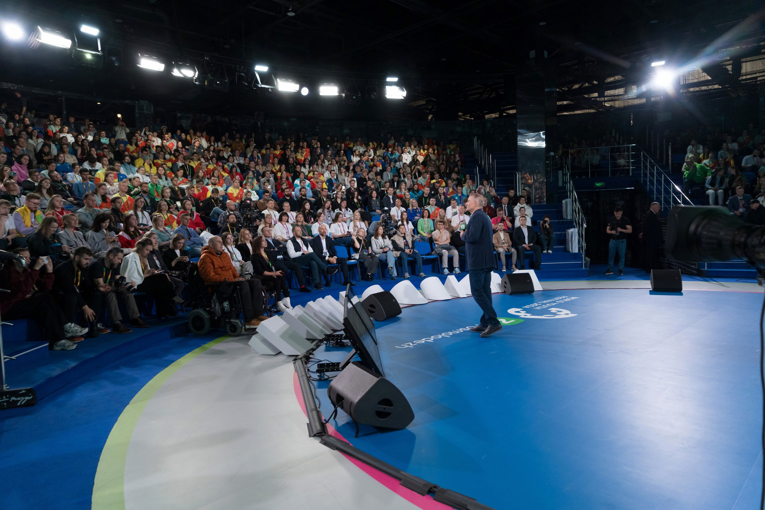 Герман Греф на Всемирном Фестивале Молодежи 2024. Репортажный фотограф в Красной Поляне и Сочи Павлюченко Екатерина