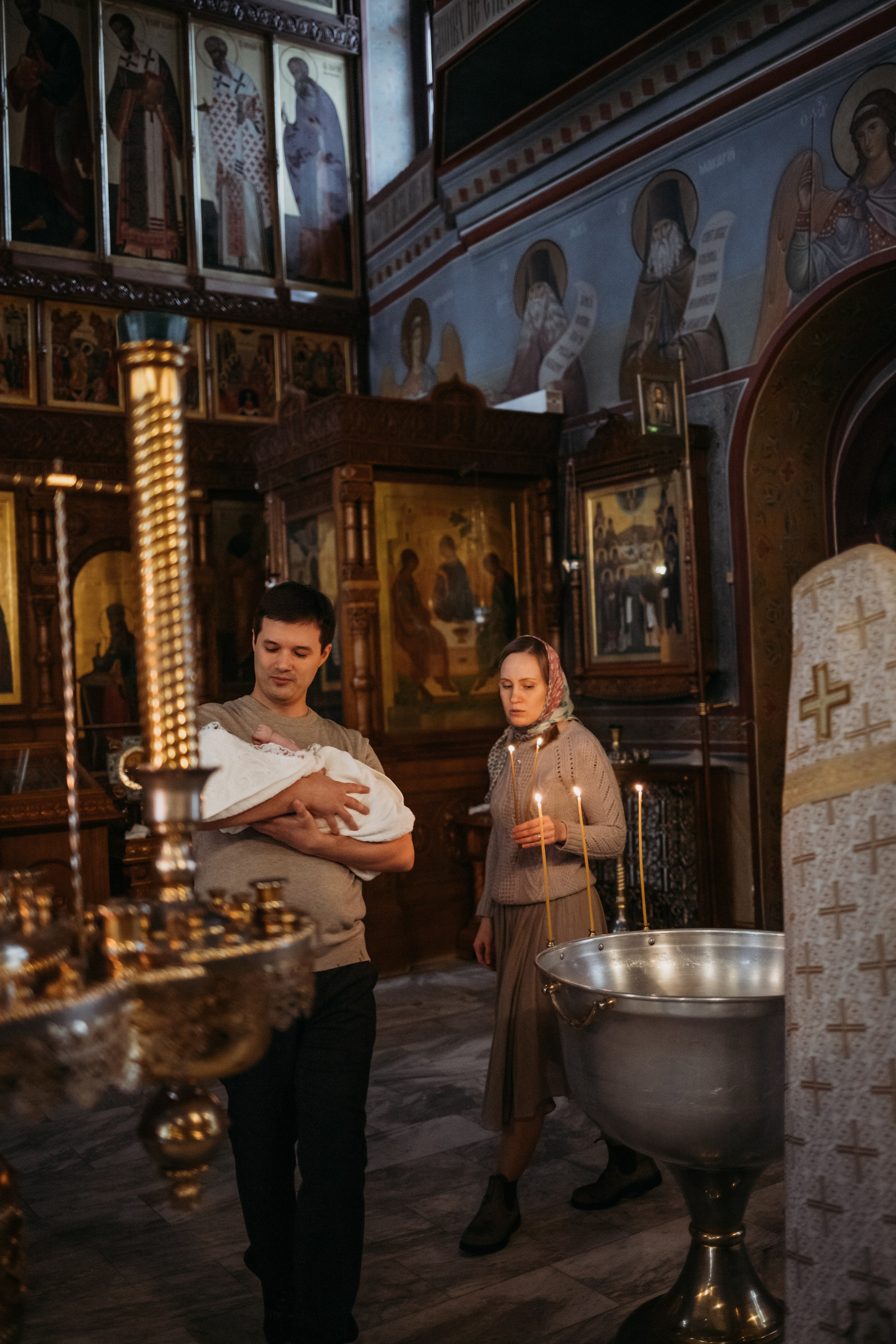 Крещение Тимофея. Семейный и детский фотограф в Москве Александра Нараевская