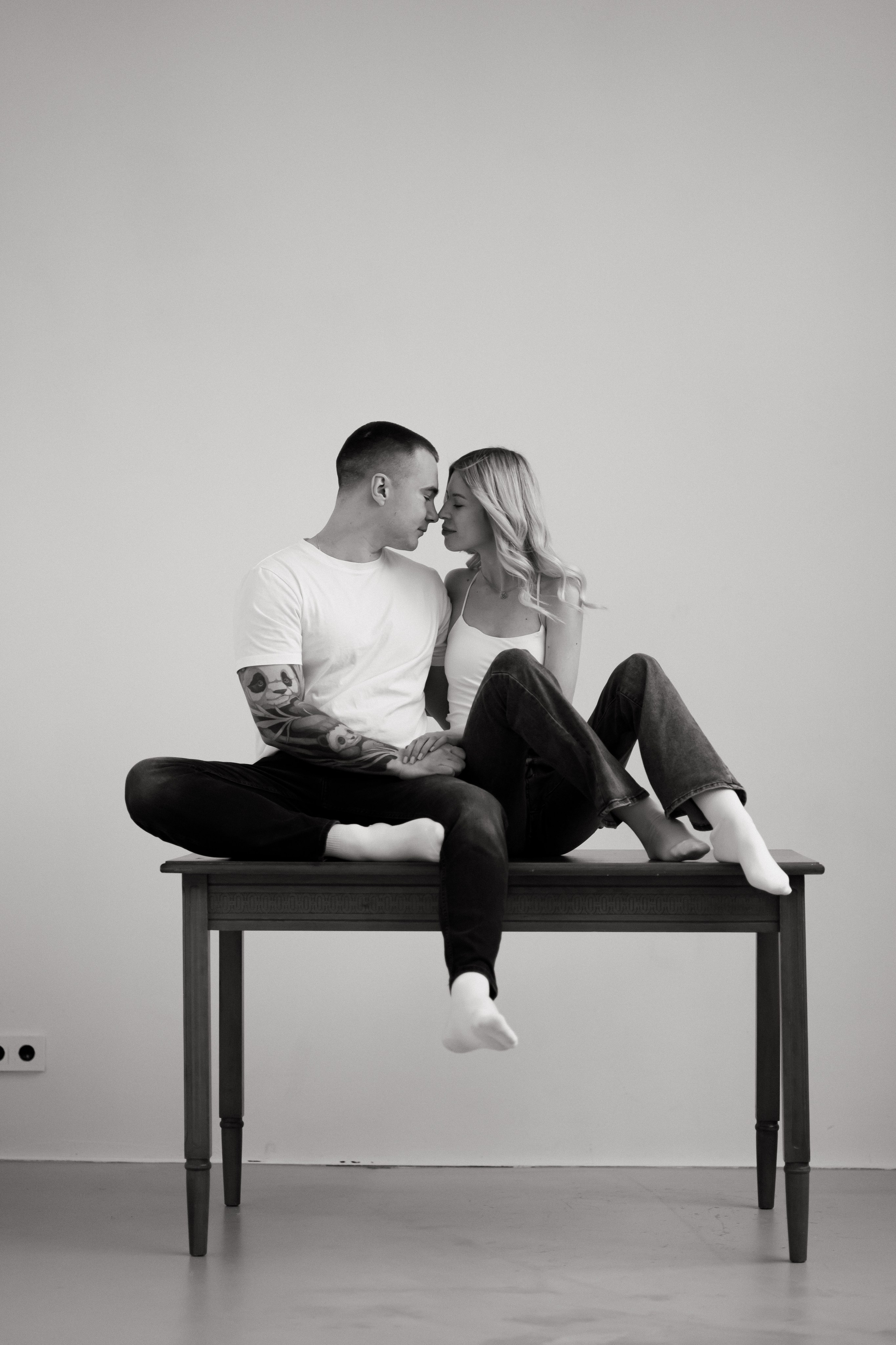 Парная фотосессия в студии в Архангельске. Портретный и свадебный фотограф в Архангельске Елизавета Стрекаловская