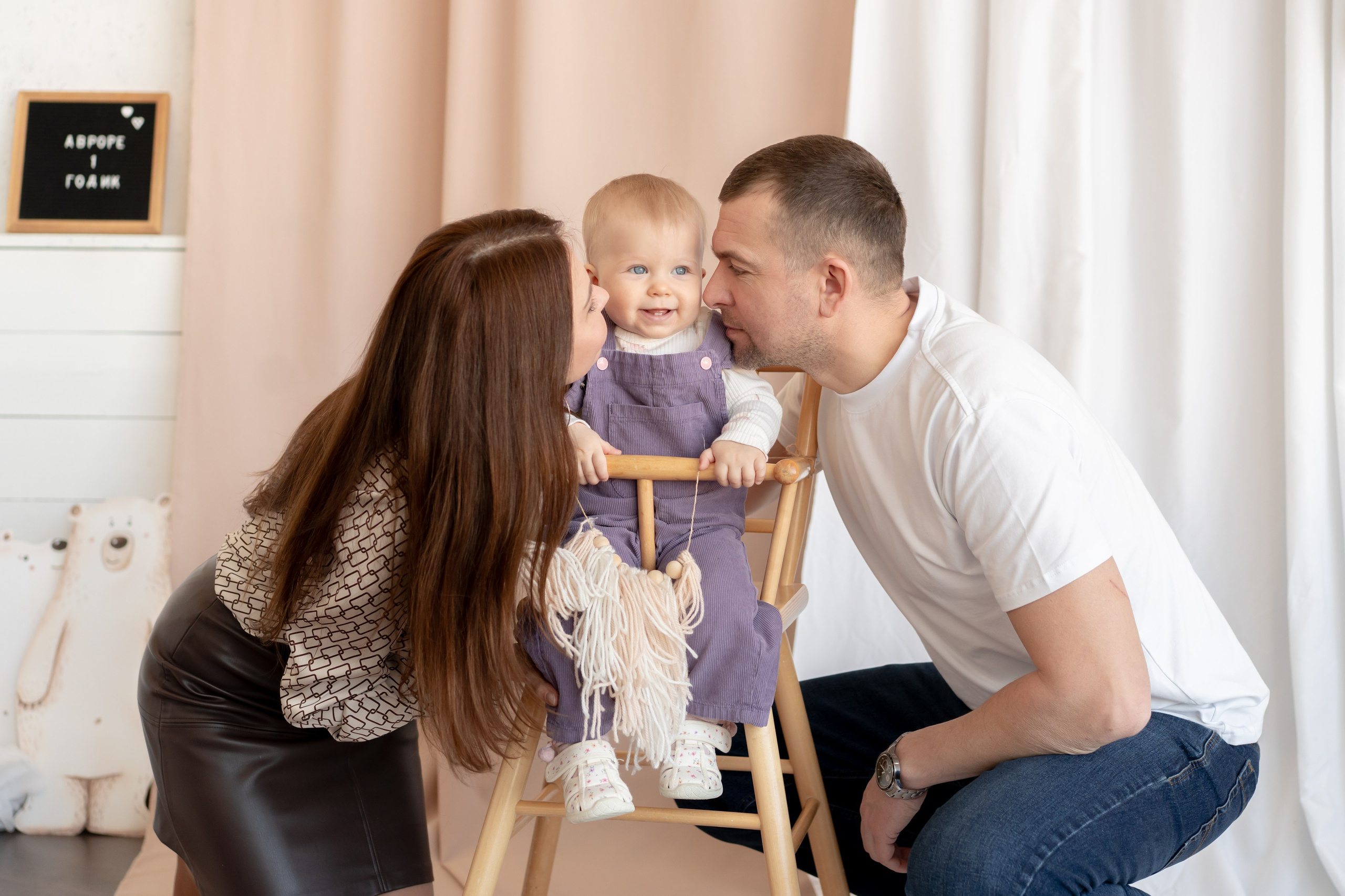 Авроре 1 годик!. Детская, семейная фотостудия в Санкт-Петербурге ТЕПЛО