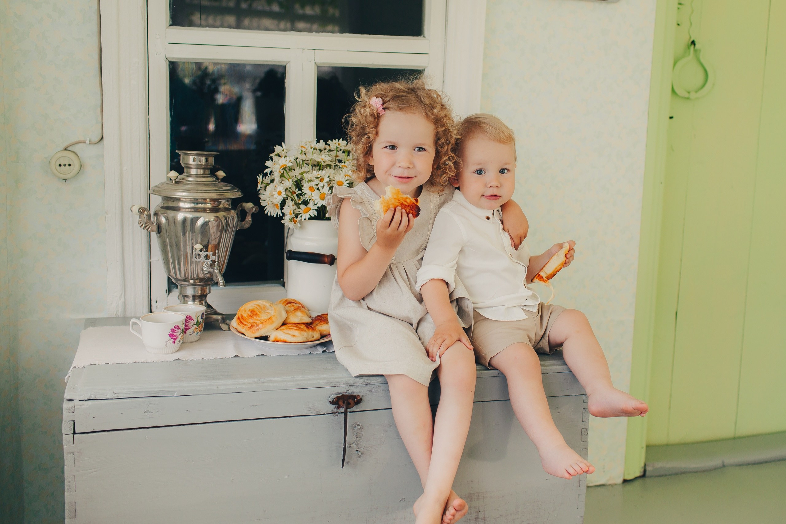 Семейная фотосессия в деревне. Фотограф Евгения Мальцева, Архангельск