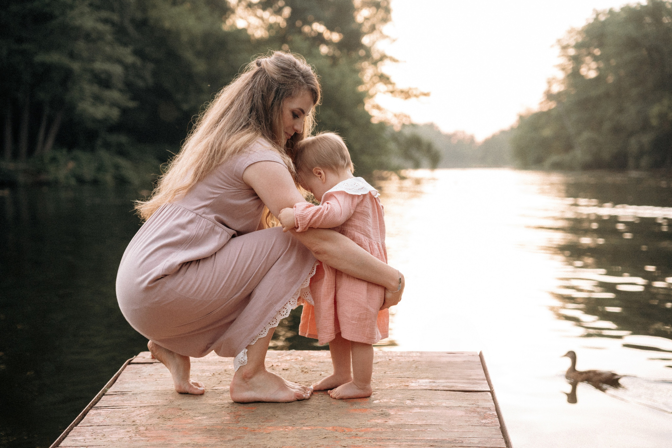 Семейная фотосессия на берегу реки для Миши, Тани, Сони и Таи. Свадебный фотограф в Тамбове Павел Четвертков