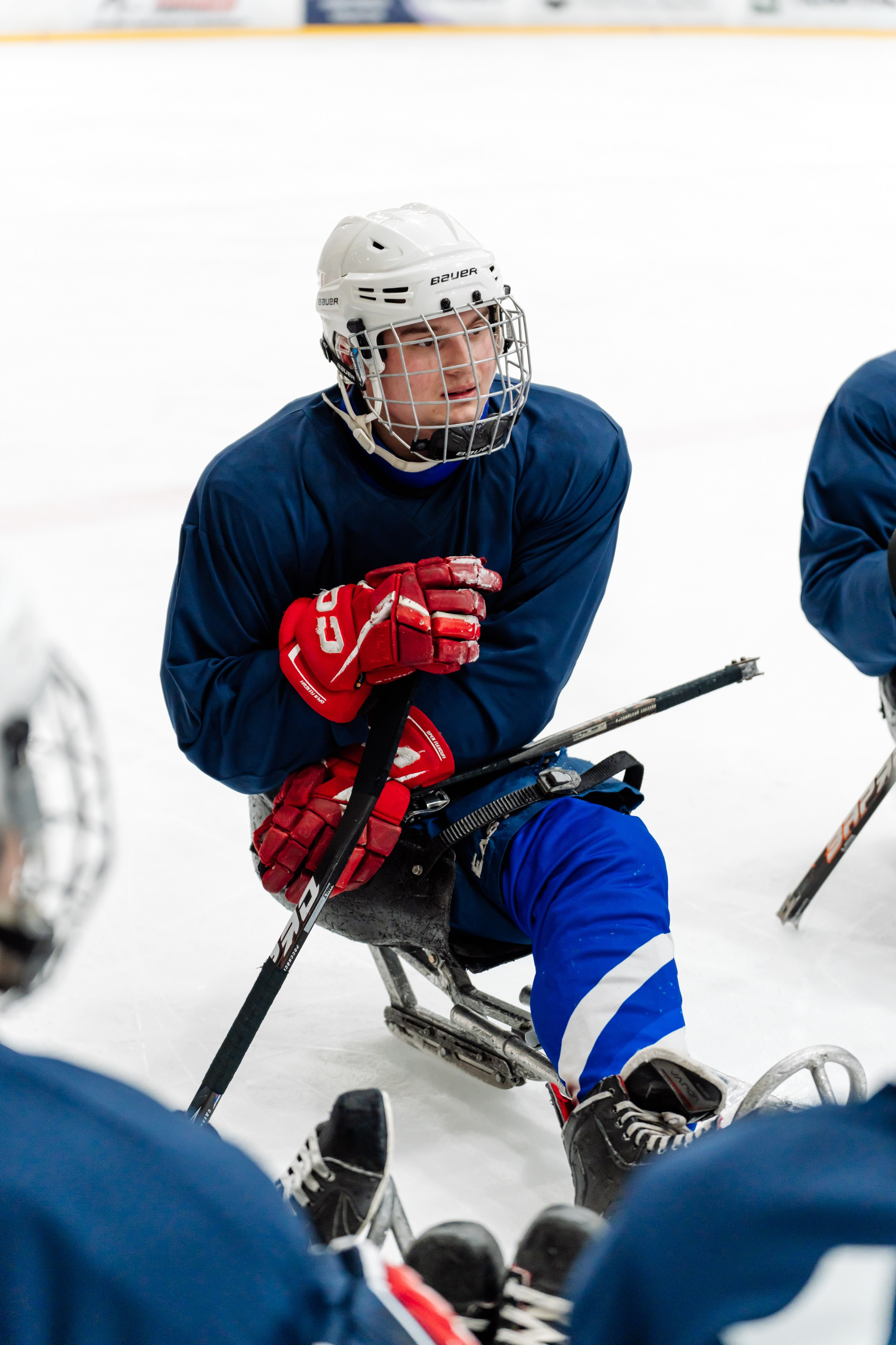 Игра в следж хоккей приуроченная 23.02.26 в арене Сталкер