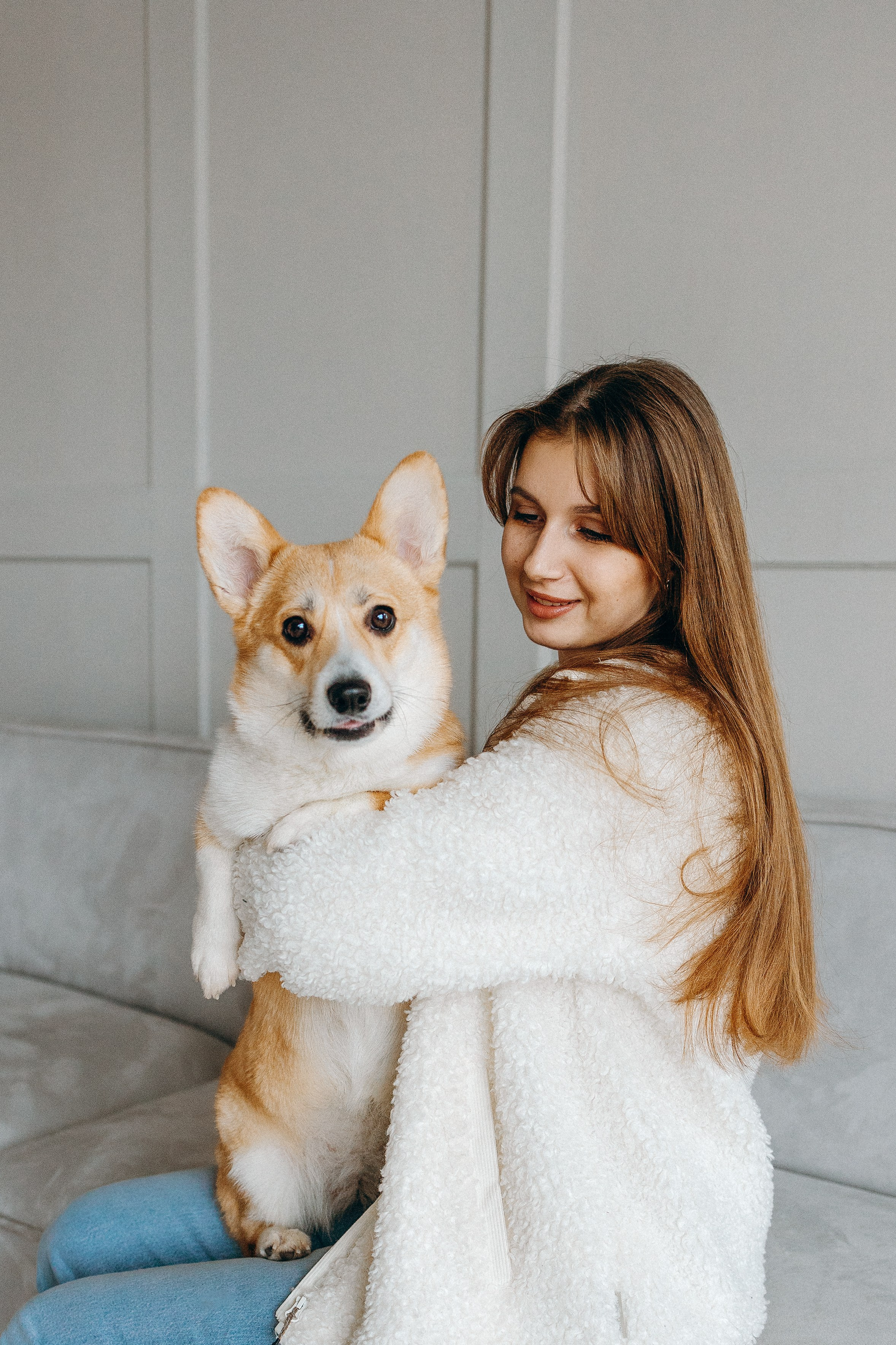 Семья с корги. Фотограф. Фотограф-анималист. Москва